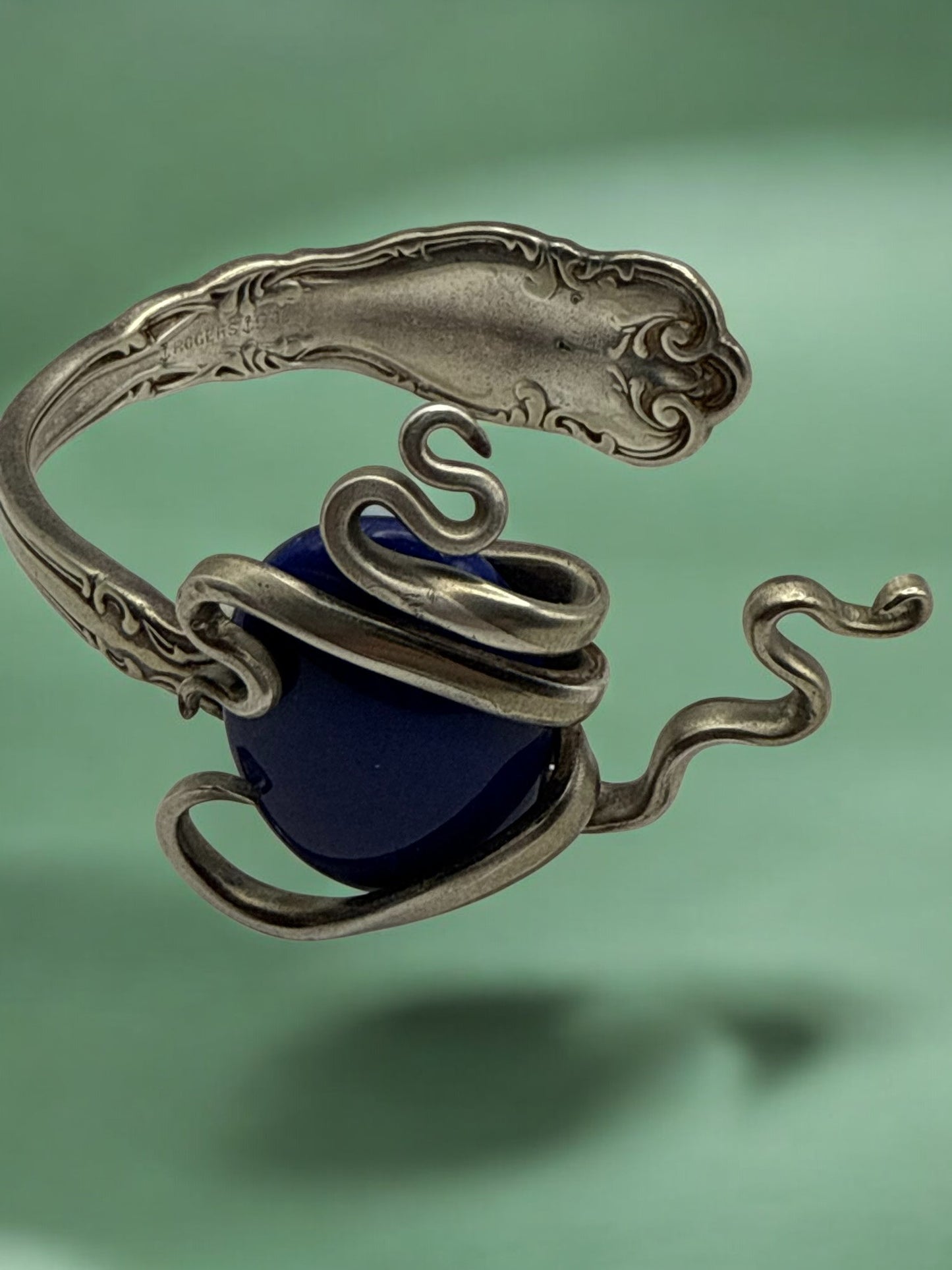 Vintage Midnight Coil Fork Bracelet 6.5-8"