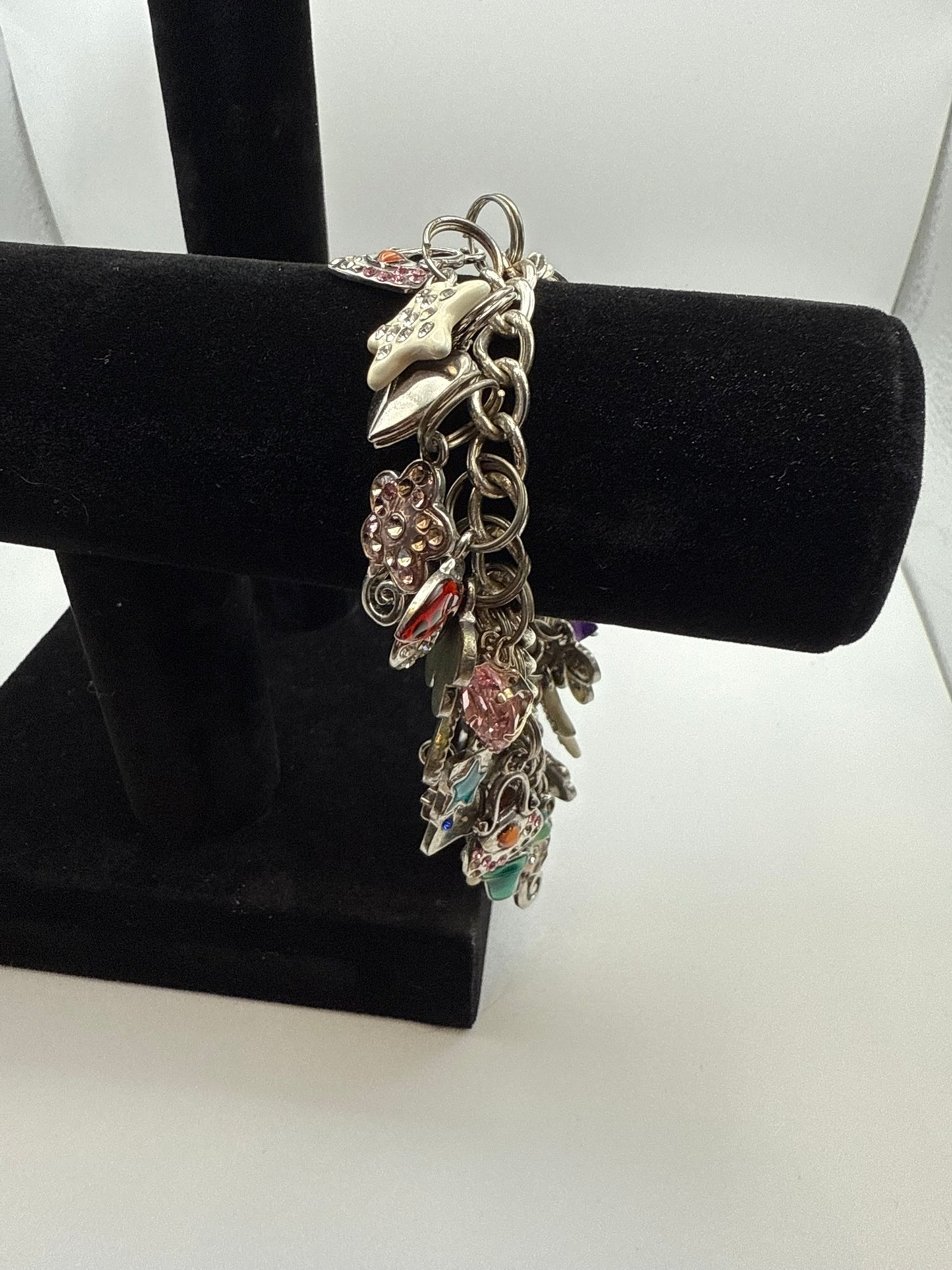 Vintage Collected Joy Charm Bracelet 6.75"