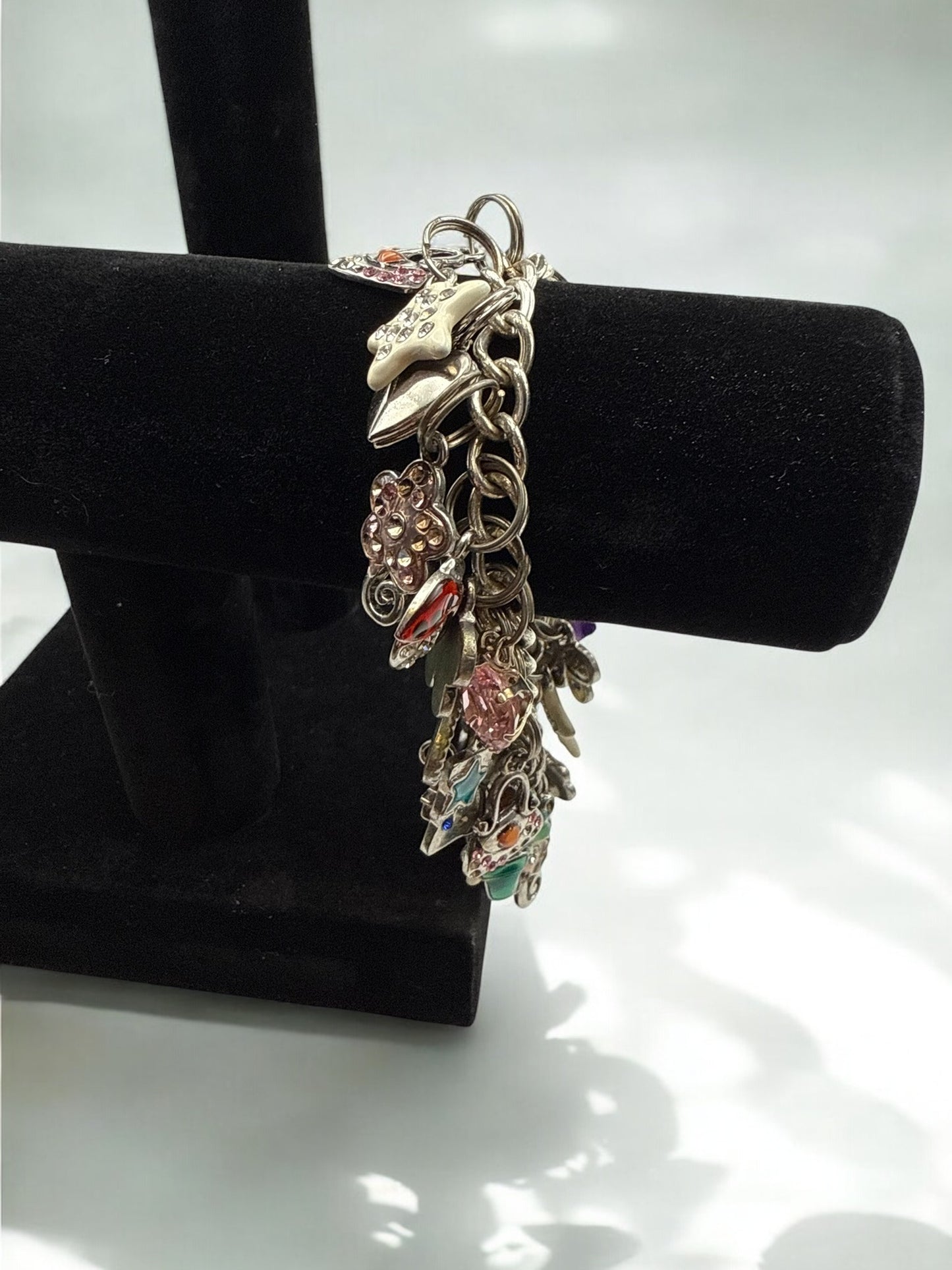 Vintage Collected Joy Charm Bracelet 6.75"