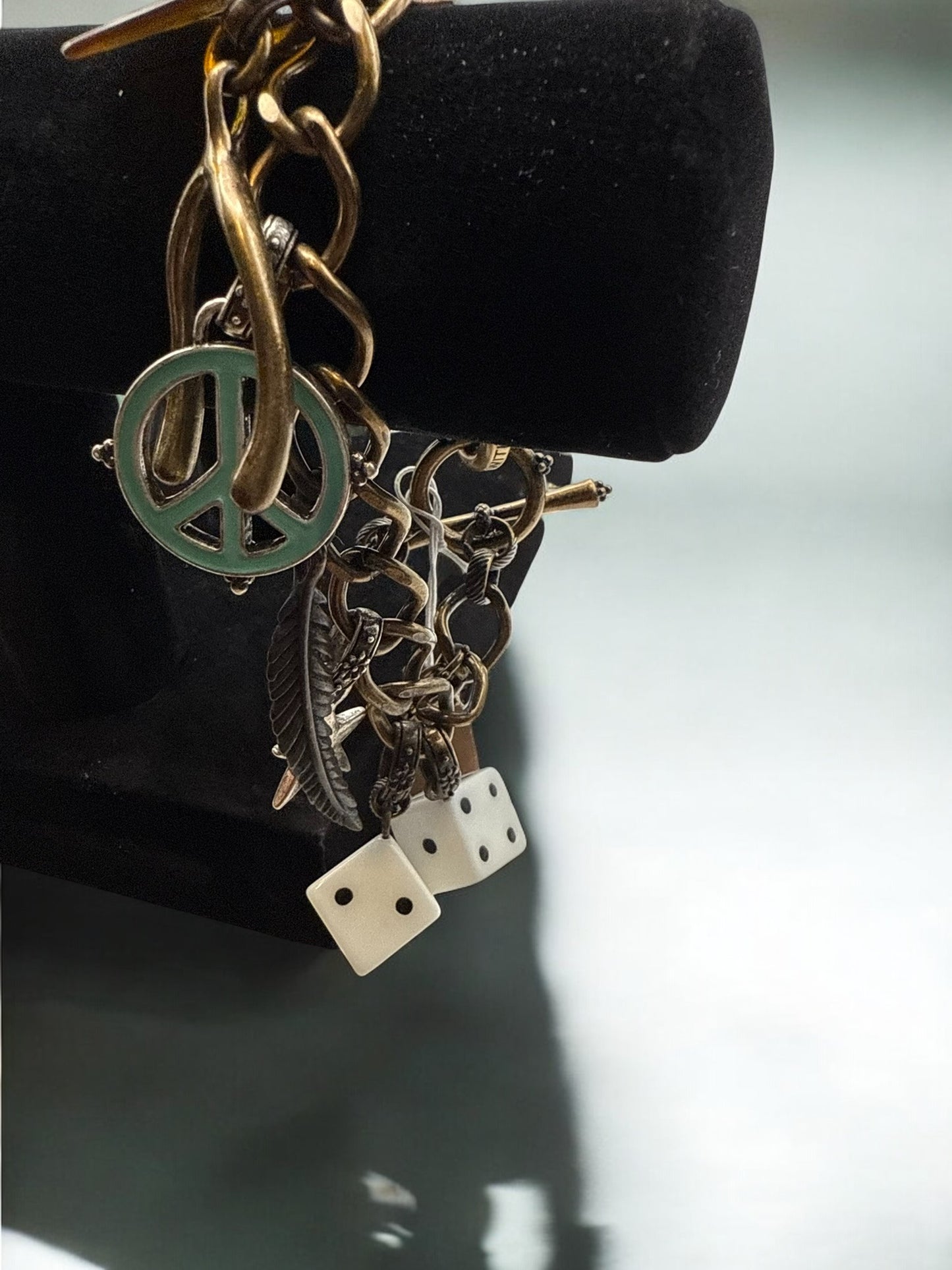 Vintage Lucky Brand Daydream Charm Bracelet 7.5"