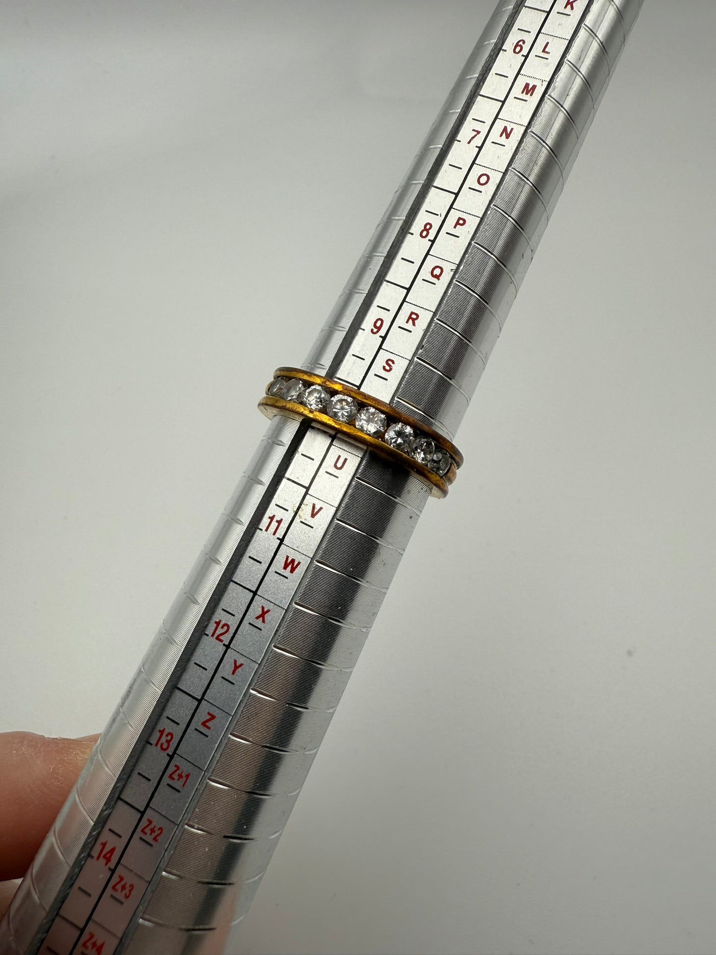 Vintage Gilded Crystal Band 10