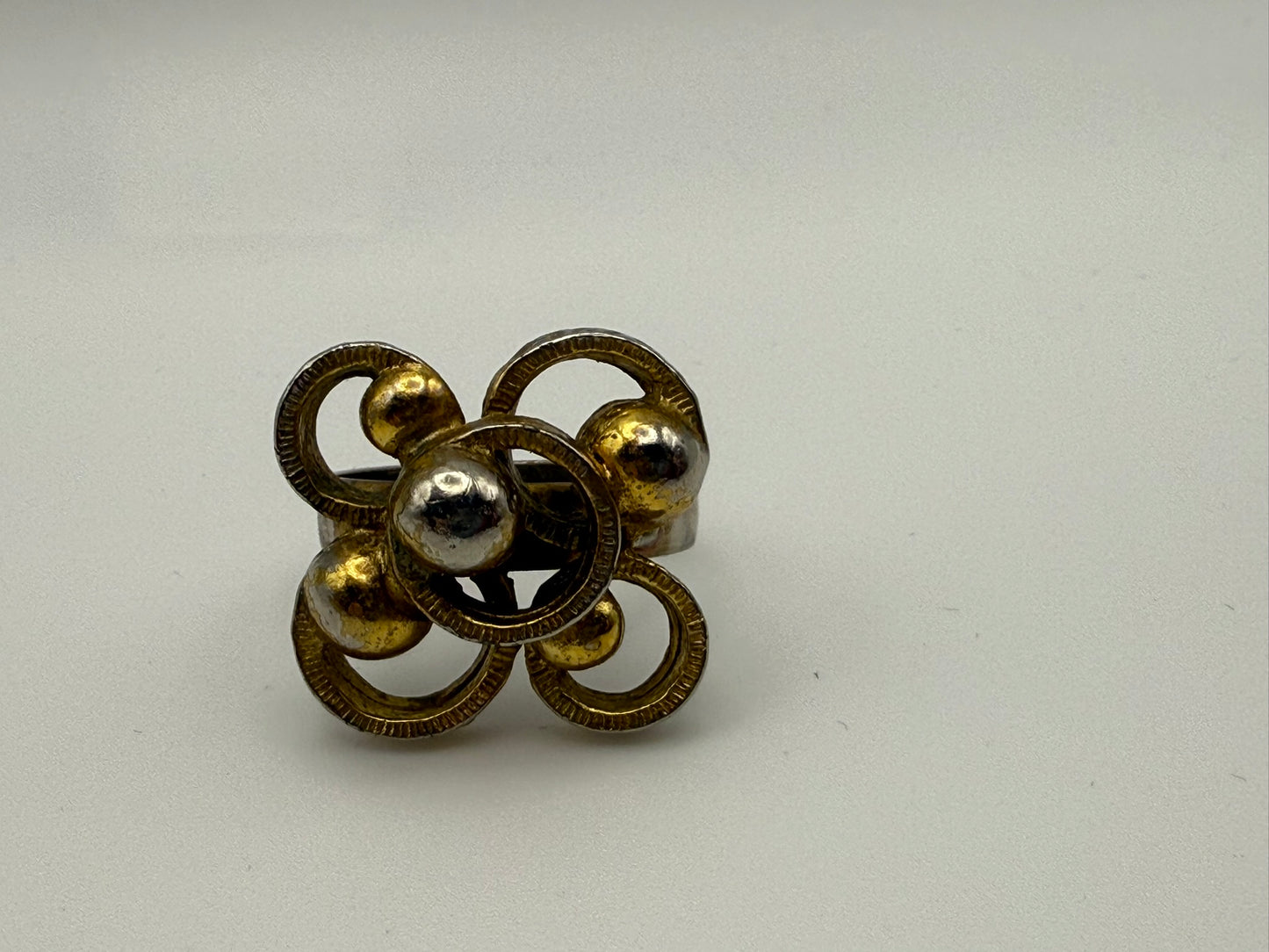 Vintage Vintage Orbit Cluster Ring 8.5 ADJ