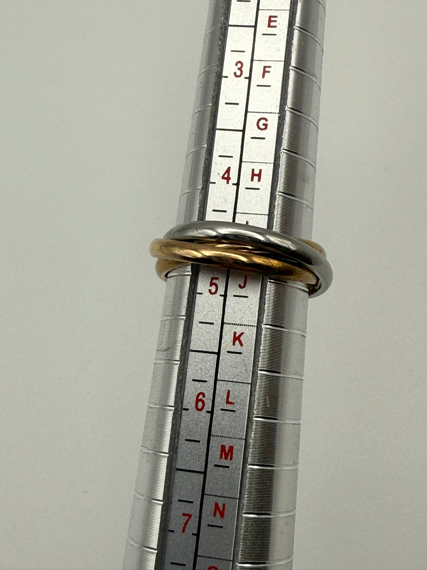 Vintage Mixed Metal Midi Ring Set 5