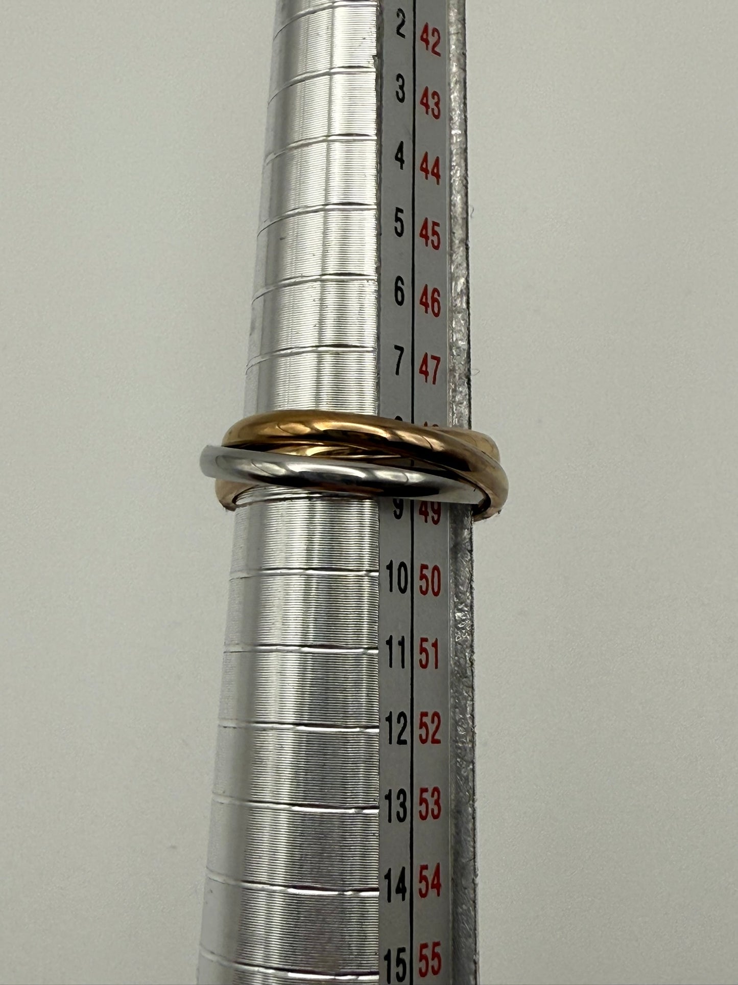 Vintage Mixed Metal Midi Ring Set 5