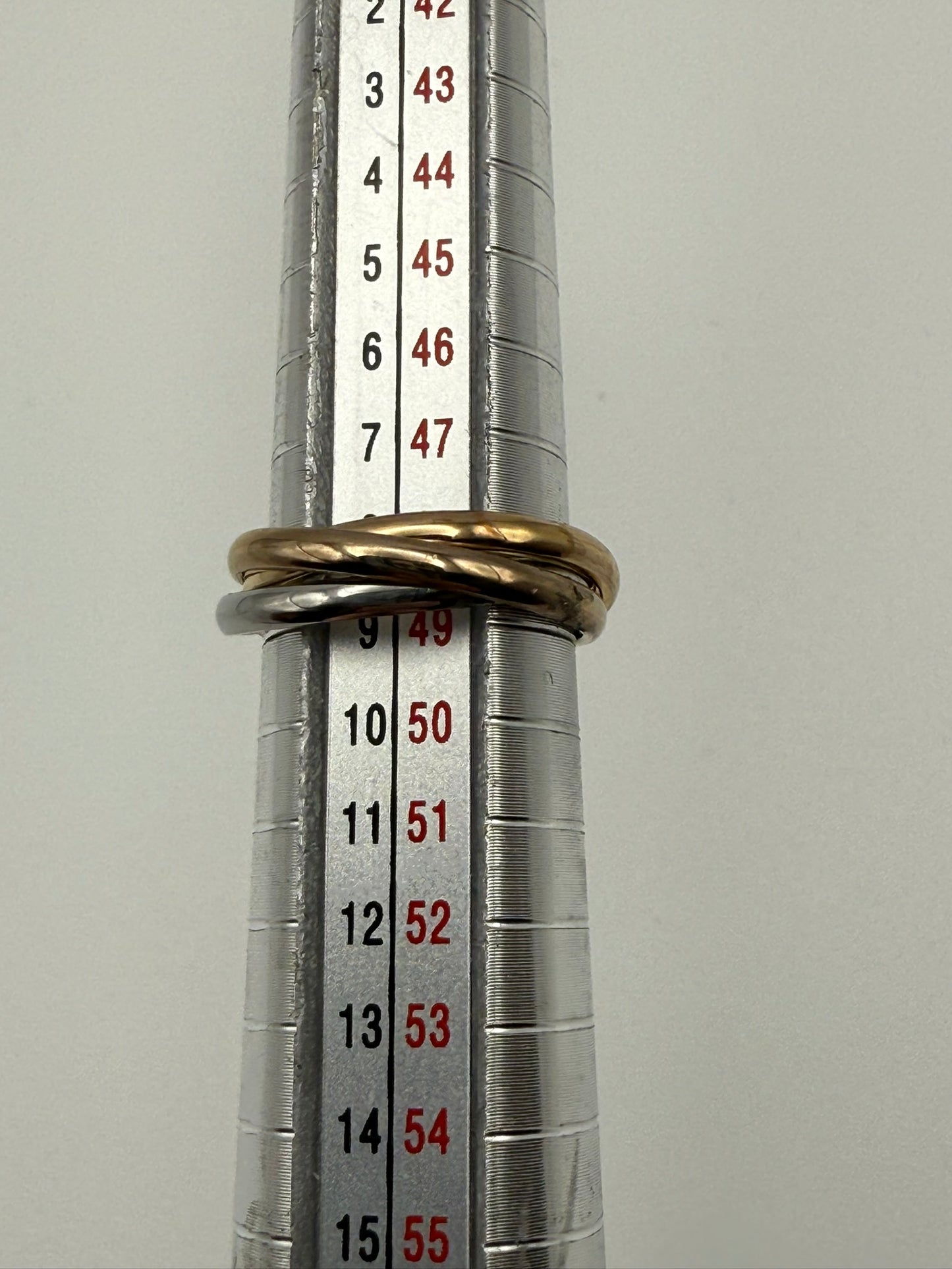 Vintage Mixed Metal Midi Ring Set 5