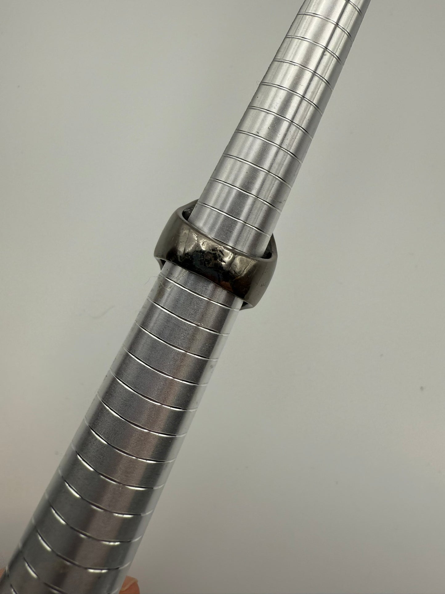 Vintage Midnight Noir Faceted Onyx Ring 7