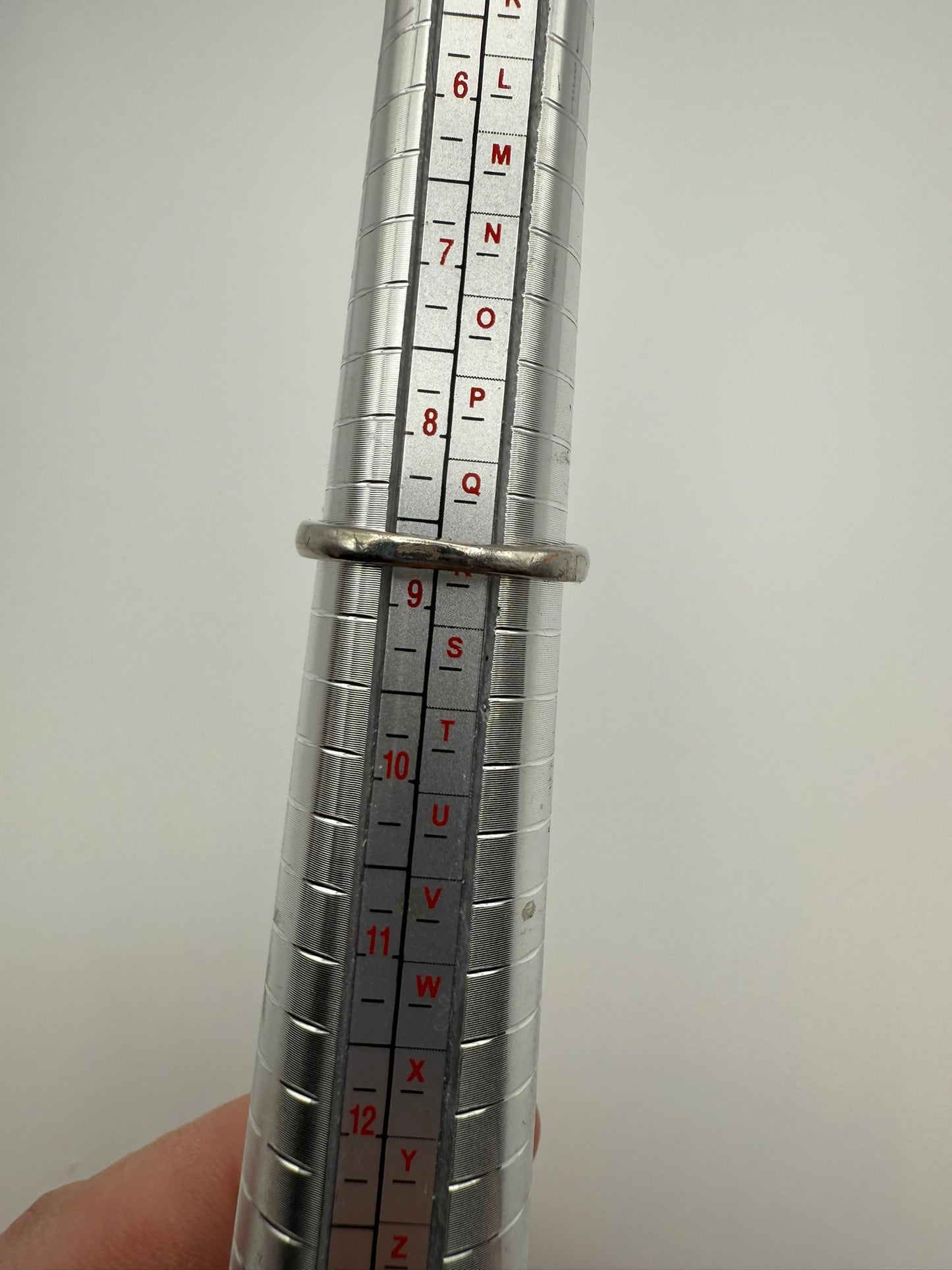 Vintage Teal Radiant Crystal Ring 8.5