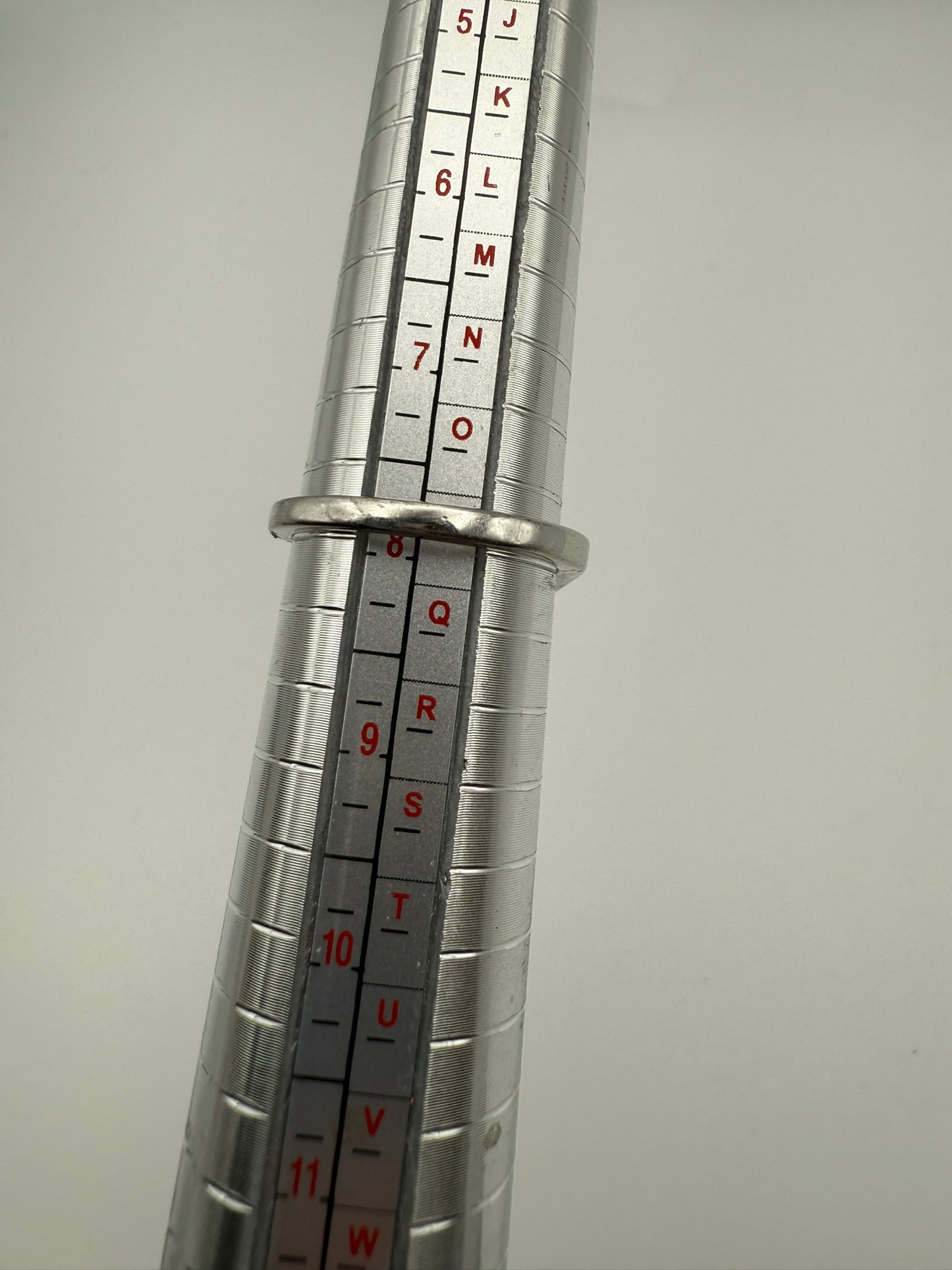 Vintage Pinky Peach Soft Halo Sterling Ring 8