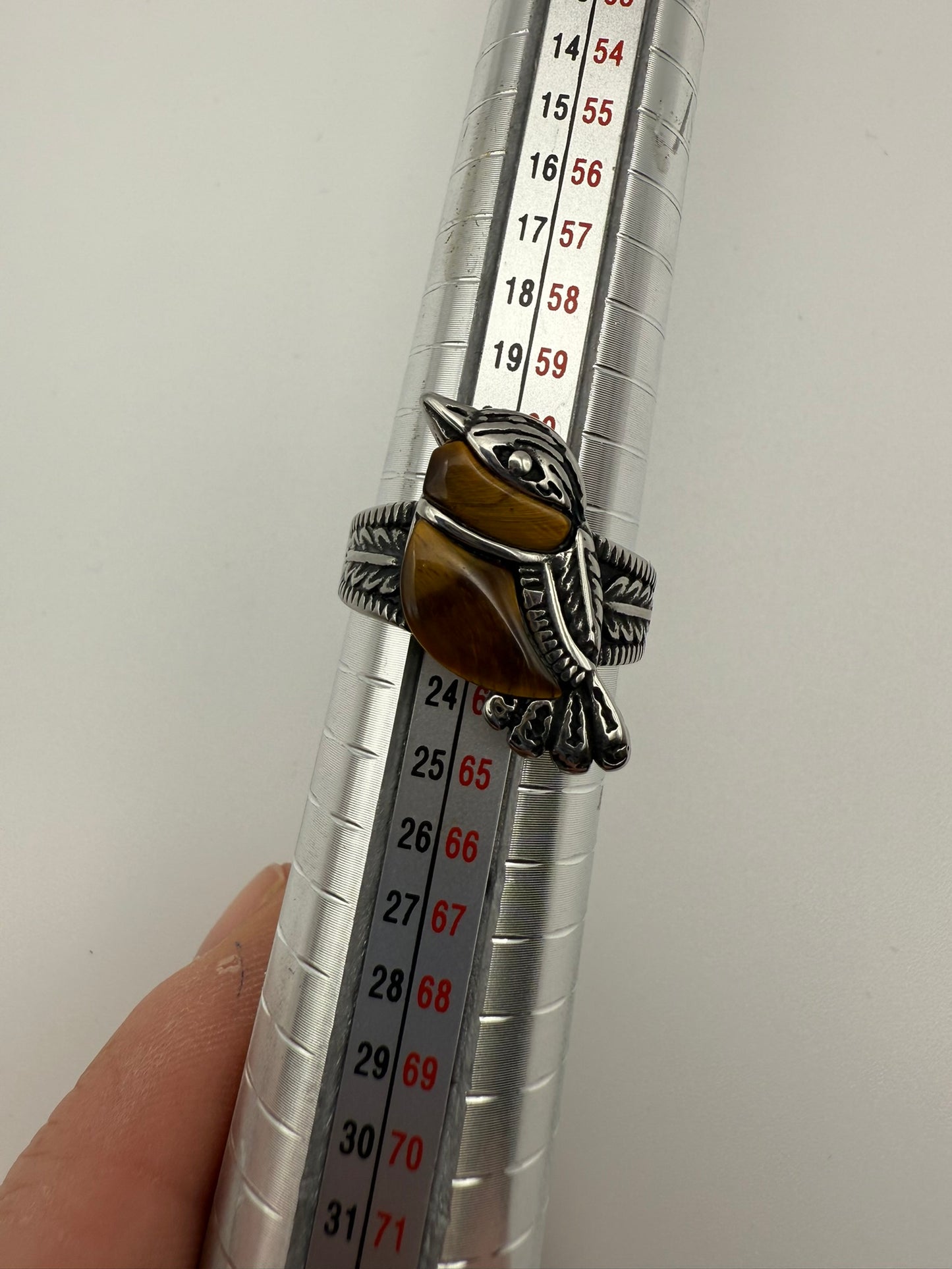 Vintage Birds Eye Tigers Eye Ring 10