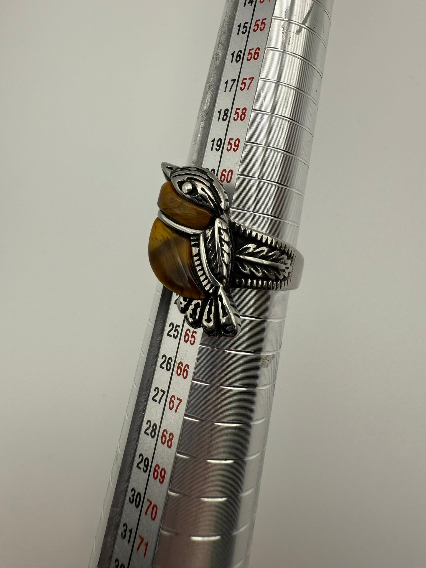 Vintage Birds Eye Tigers Eye Ring 10