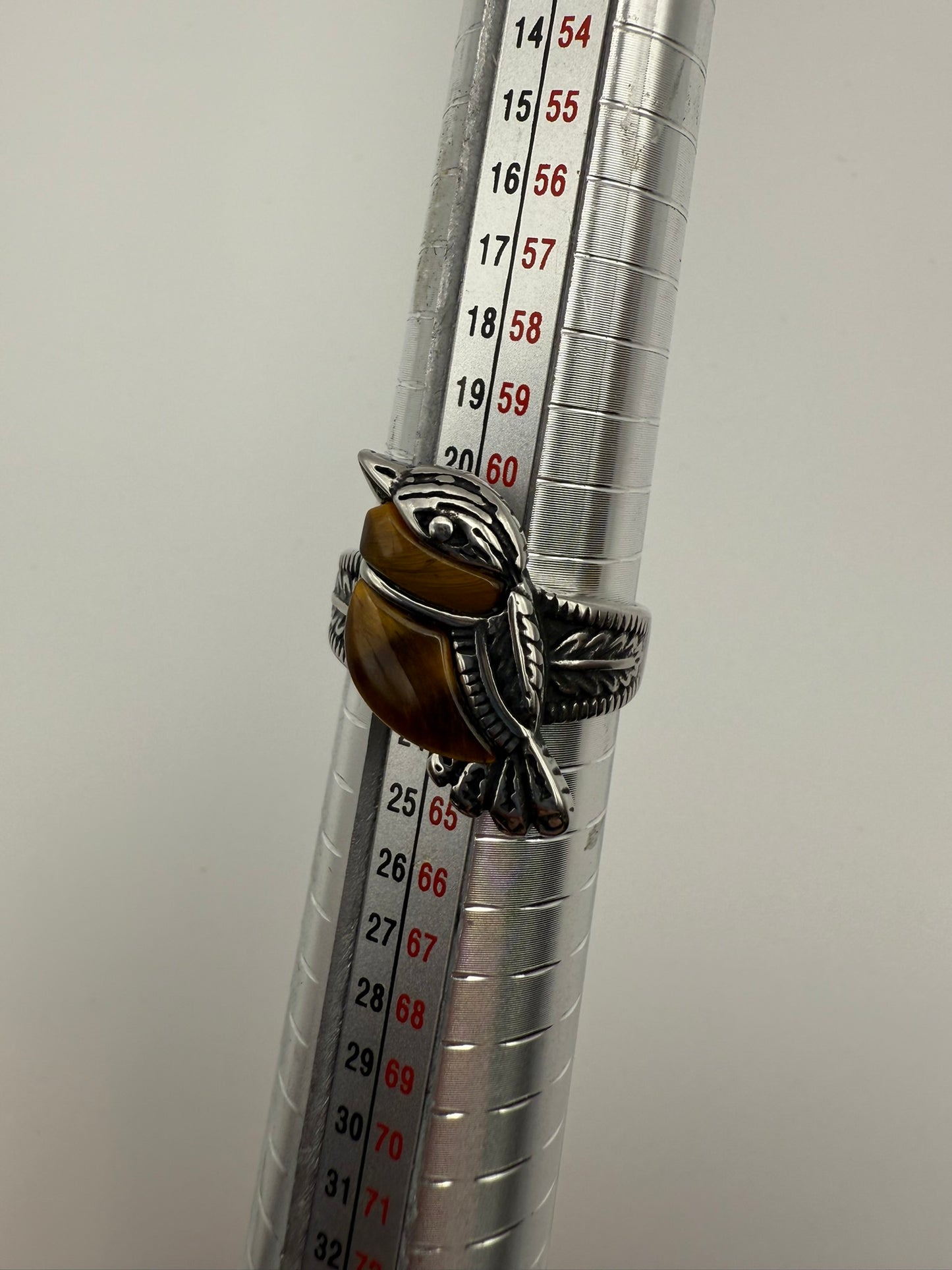 Vintage Birds Eye Tigers Eye Ring 10