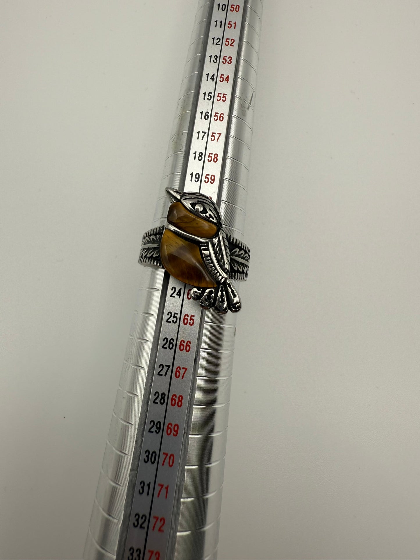 Vintage Birds Eye Tigers Eye Ring 10