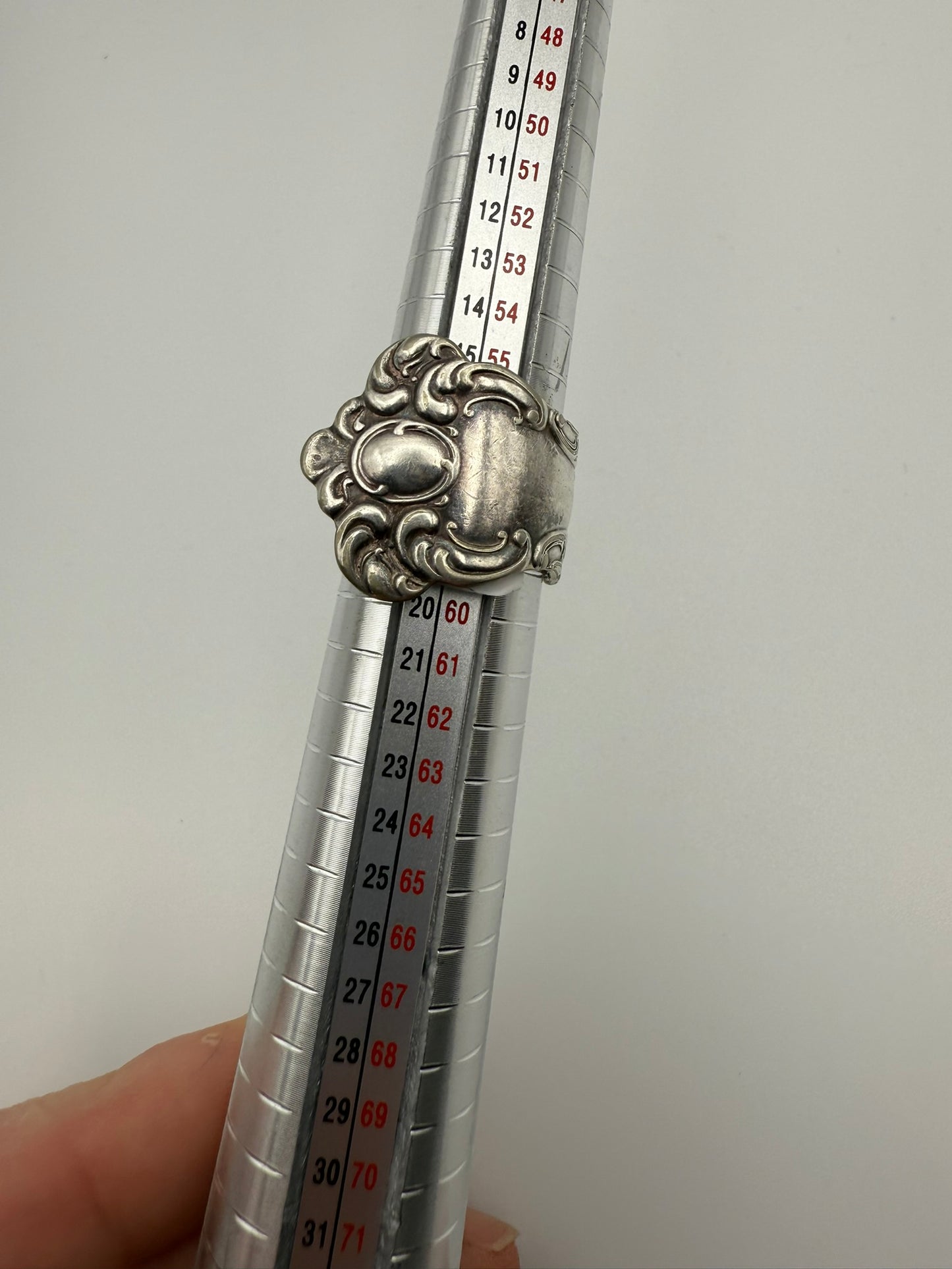 Vintage Silver Spoon Ring 8