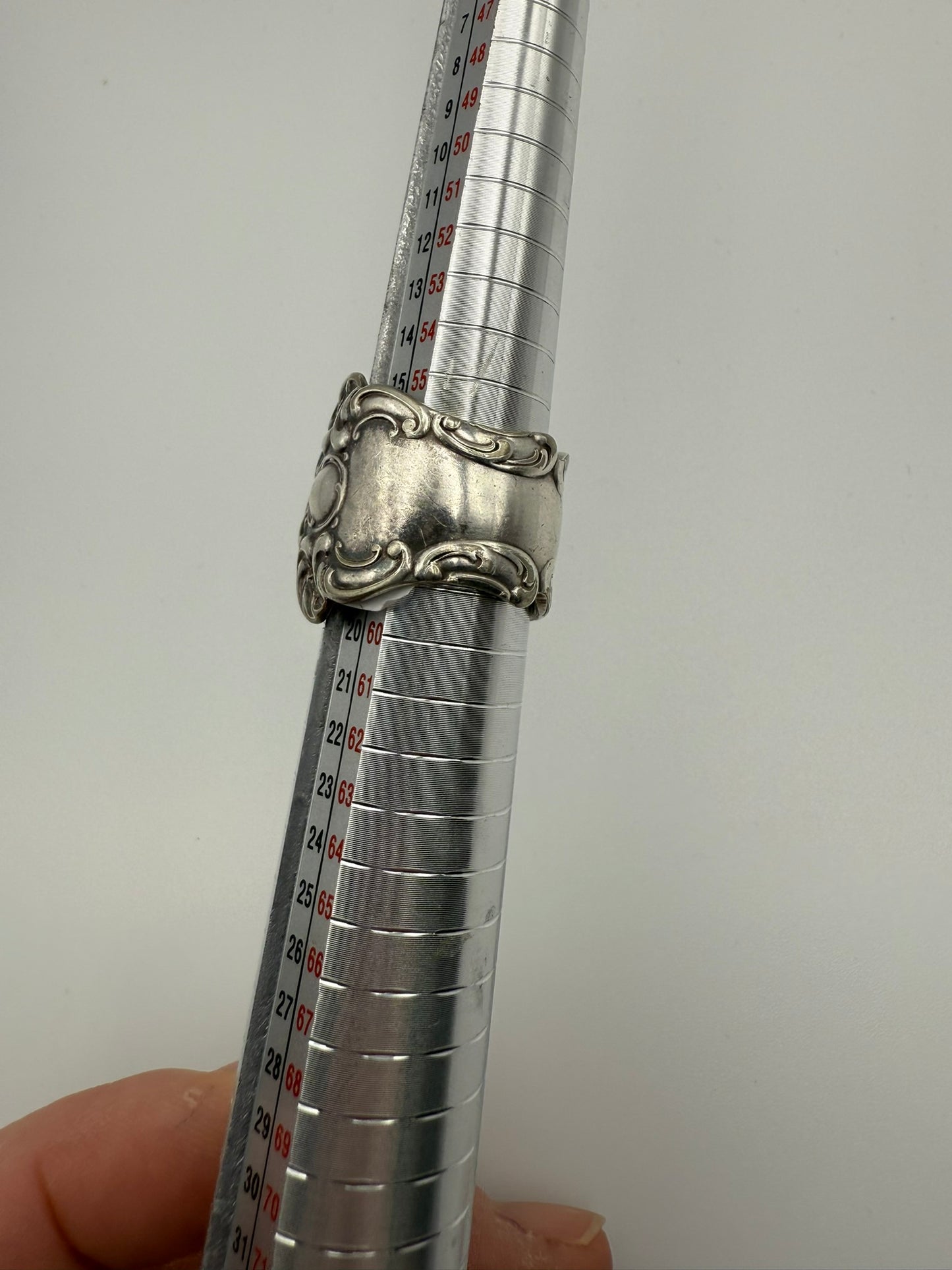 Vintage Silver Spoon Ring 8