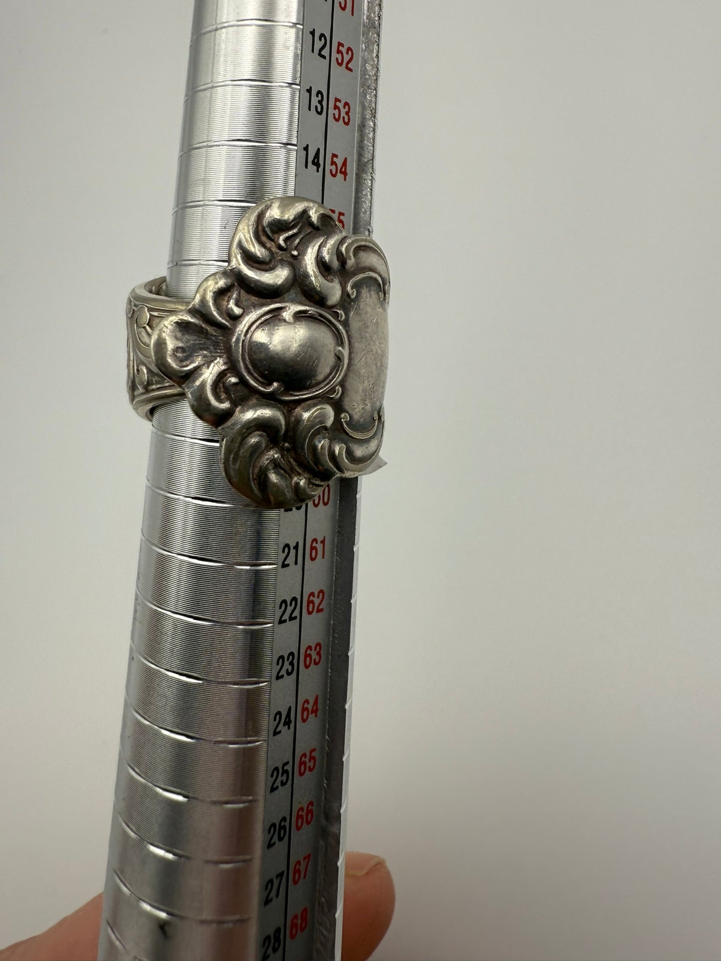 Vintage Silver Spoon Ring 8