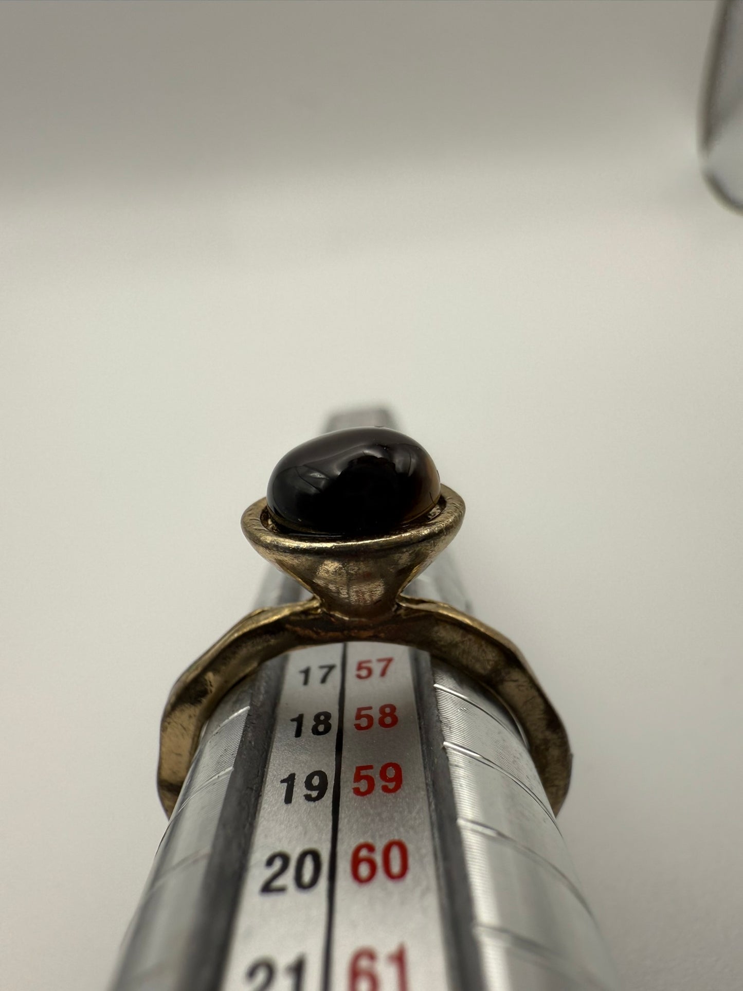 Vintage Golden Tiger’s Eye Cabochon Ring 8