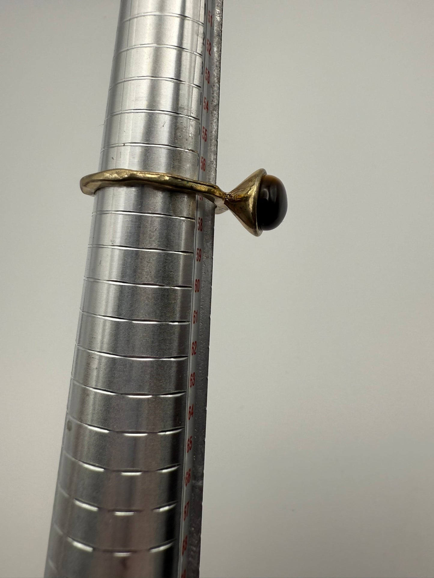 Vintage Golden Tiger’s Eye Cabochon Ring 8