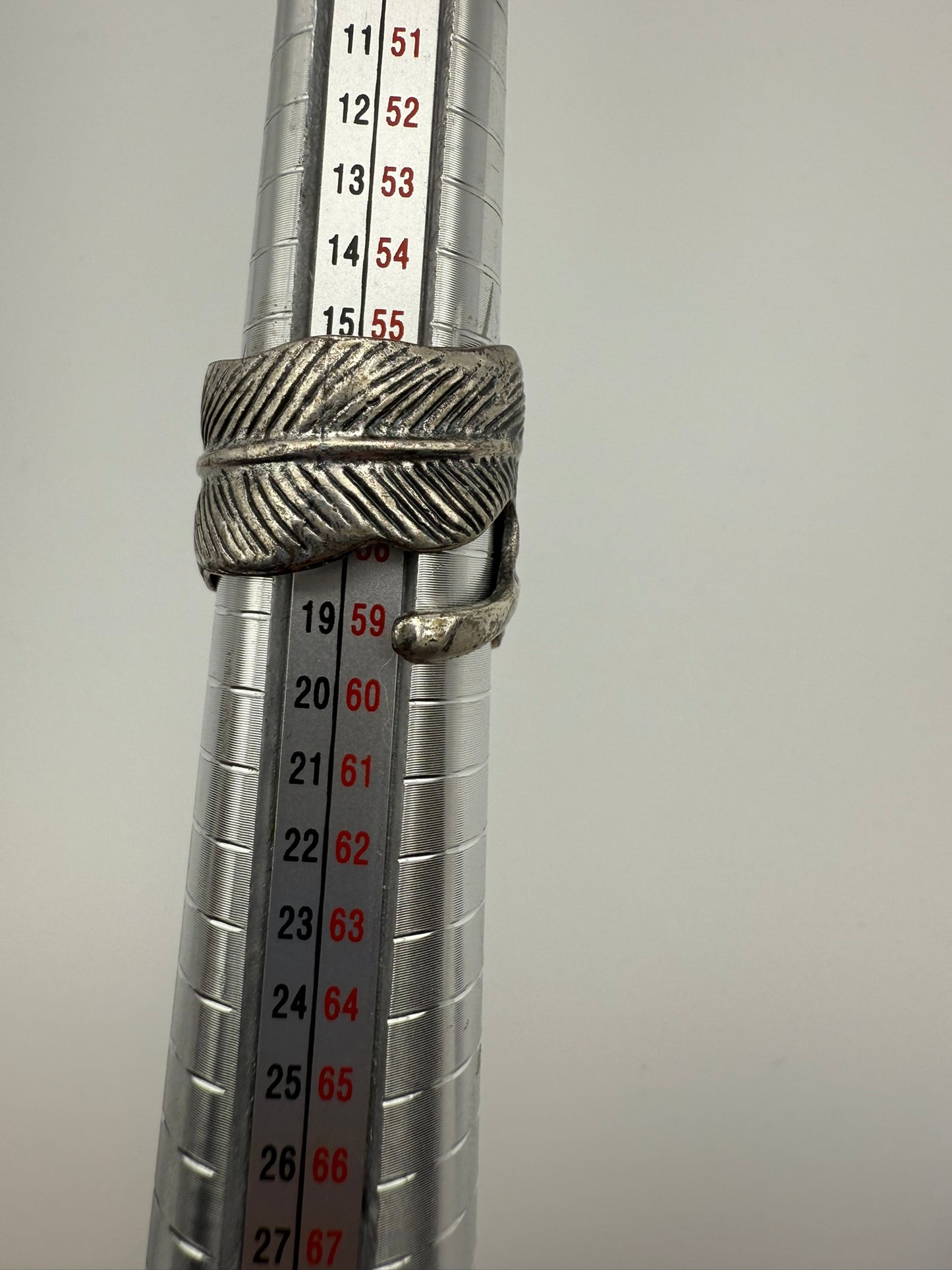 Vintage Feather Wrap Ring 8