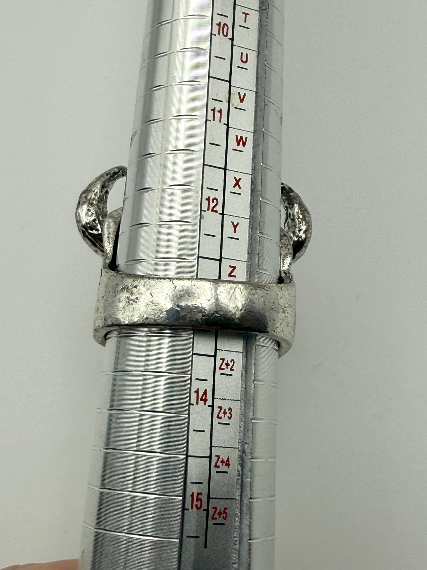 Vintage Infernal Horned Skull Ring 13