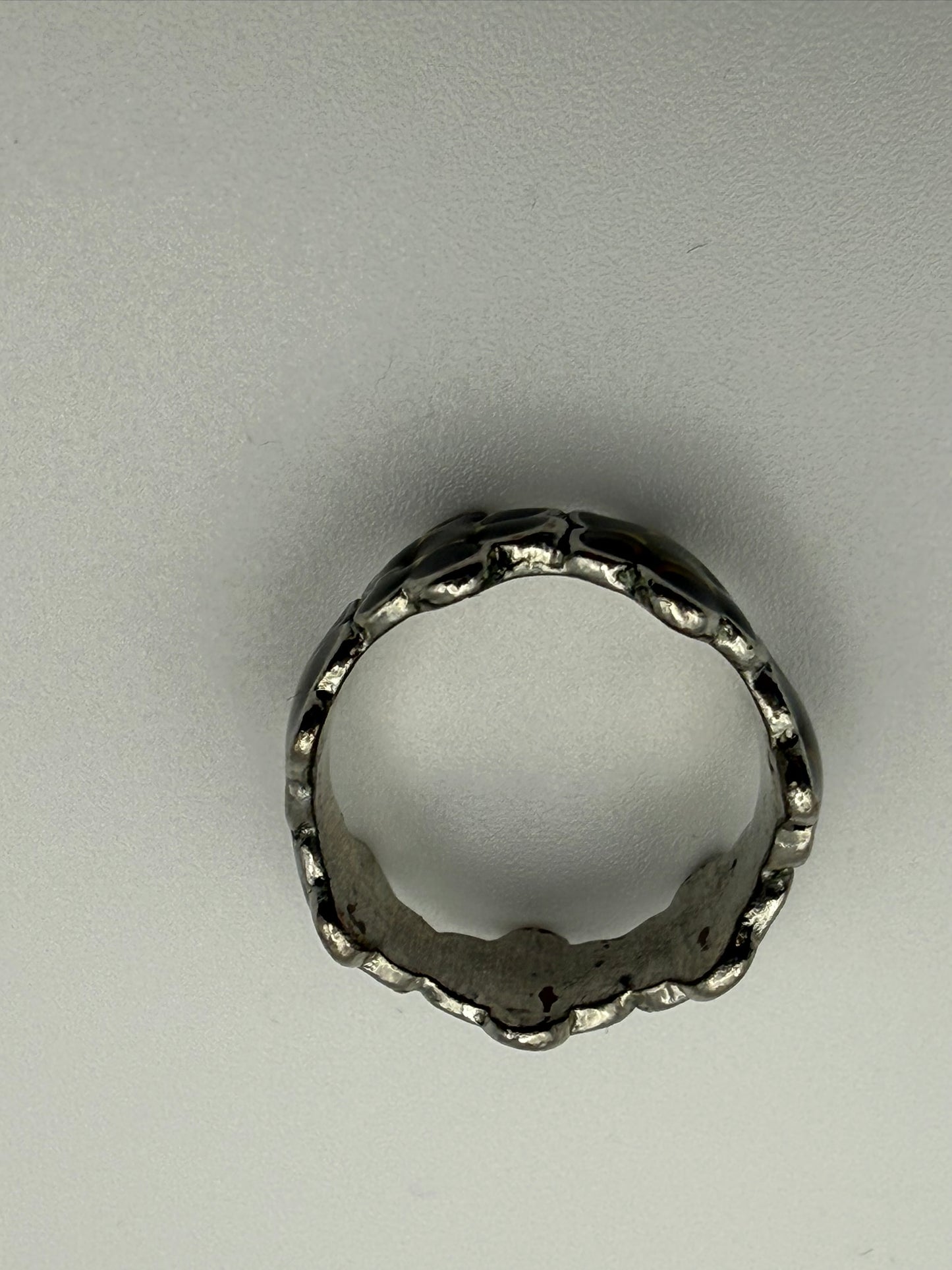 Vintage Midnight Honeycomb Ring 8