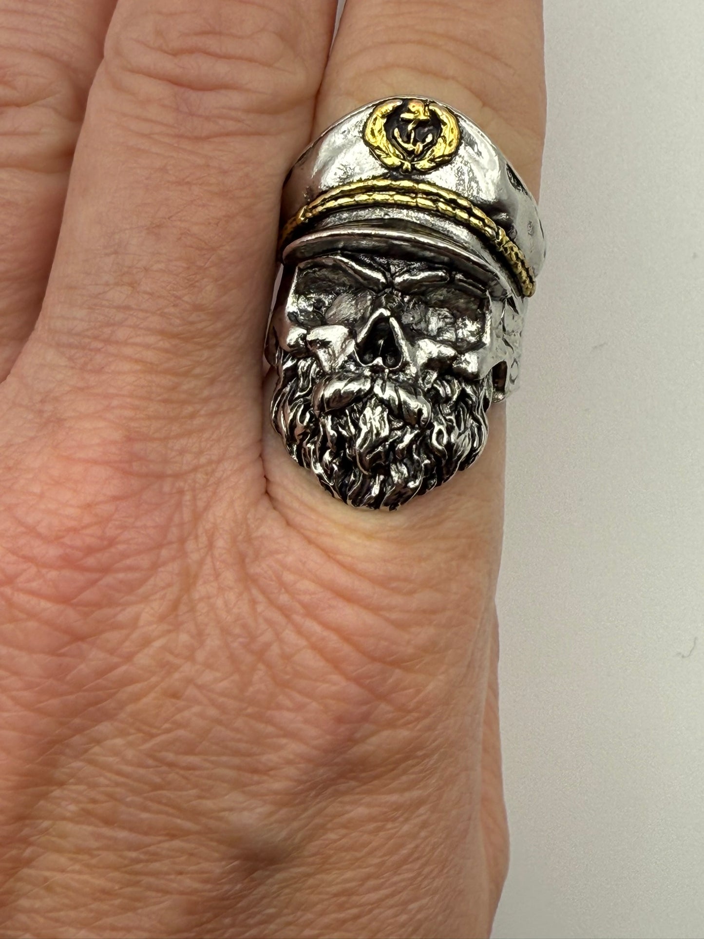 Vintage Gilded Lion Relic Ring 8.5