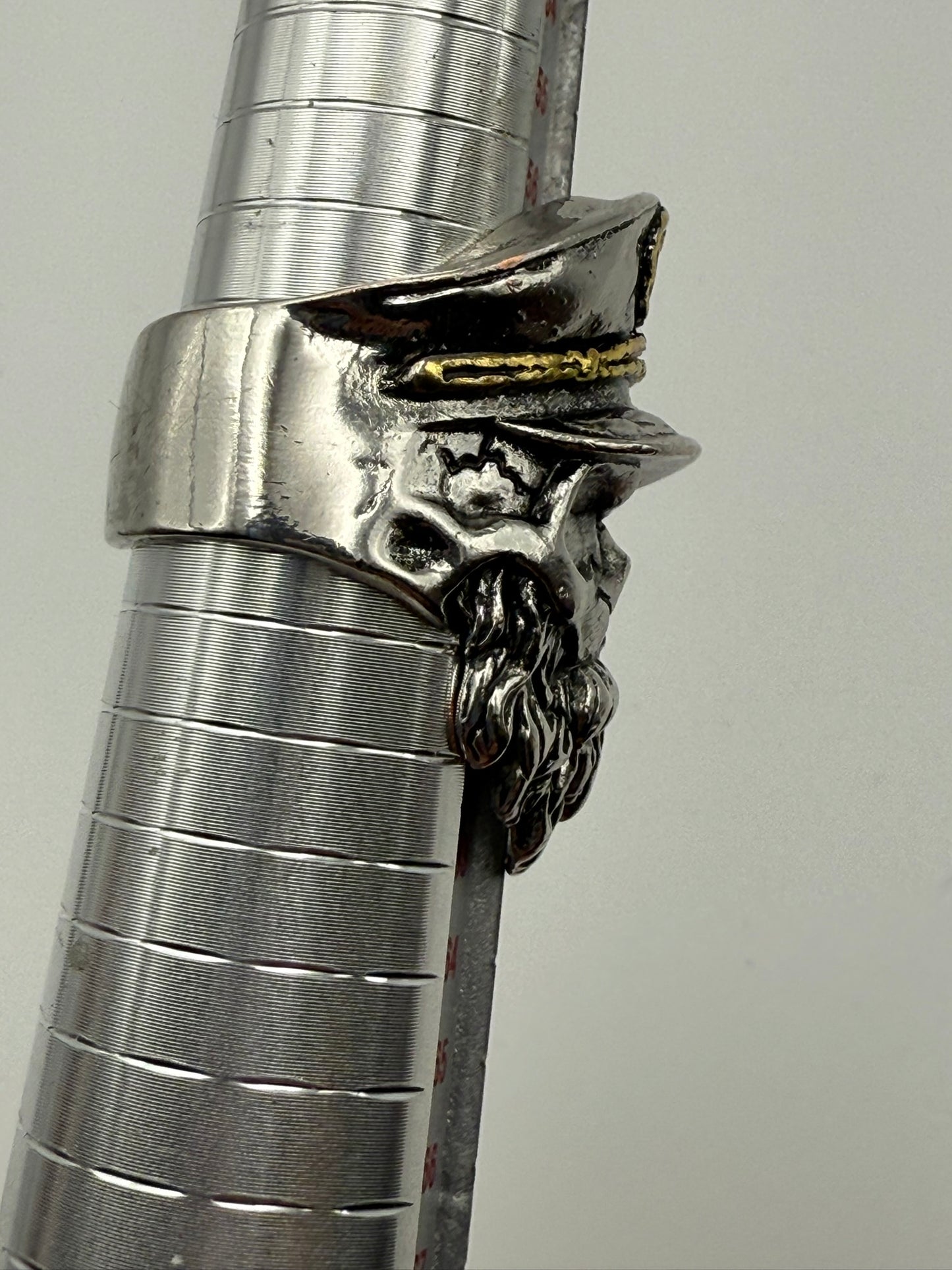 Vintage Gilded Lion Relic Ring 8.5