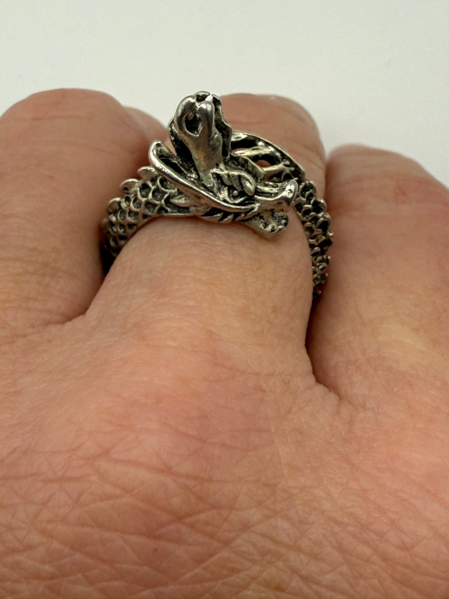 Vintage Forest Guardian Stag Ring 8