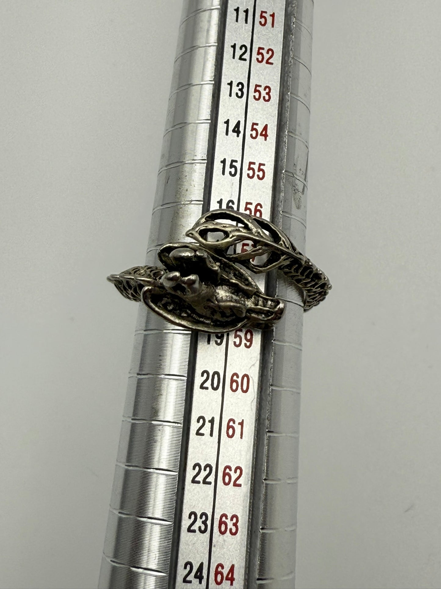 Vintage Forest Guardian Stag Ring 8