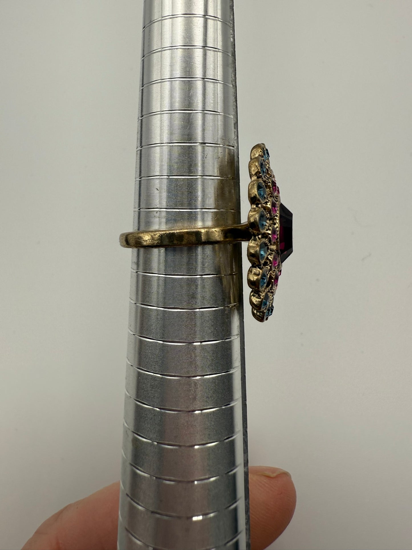 Vintage Peacock Ring 8.25