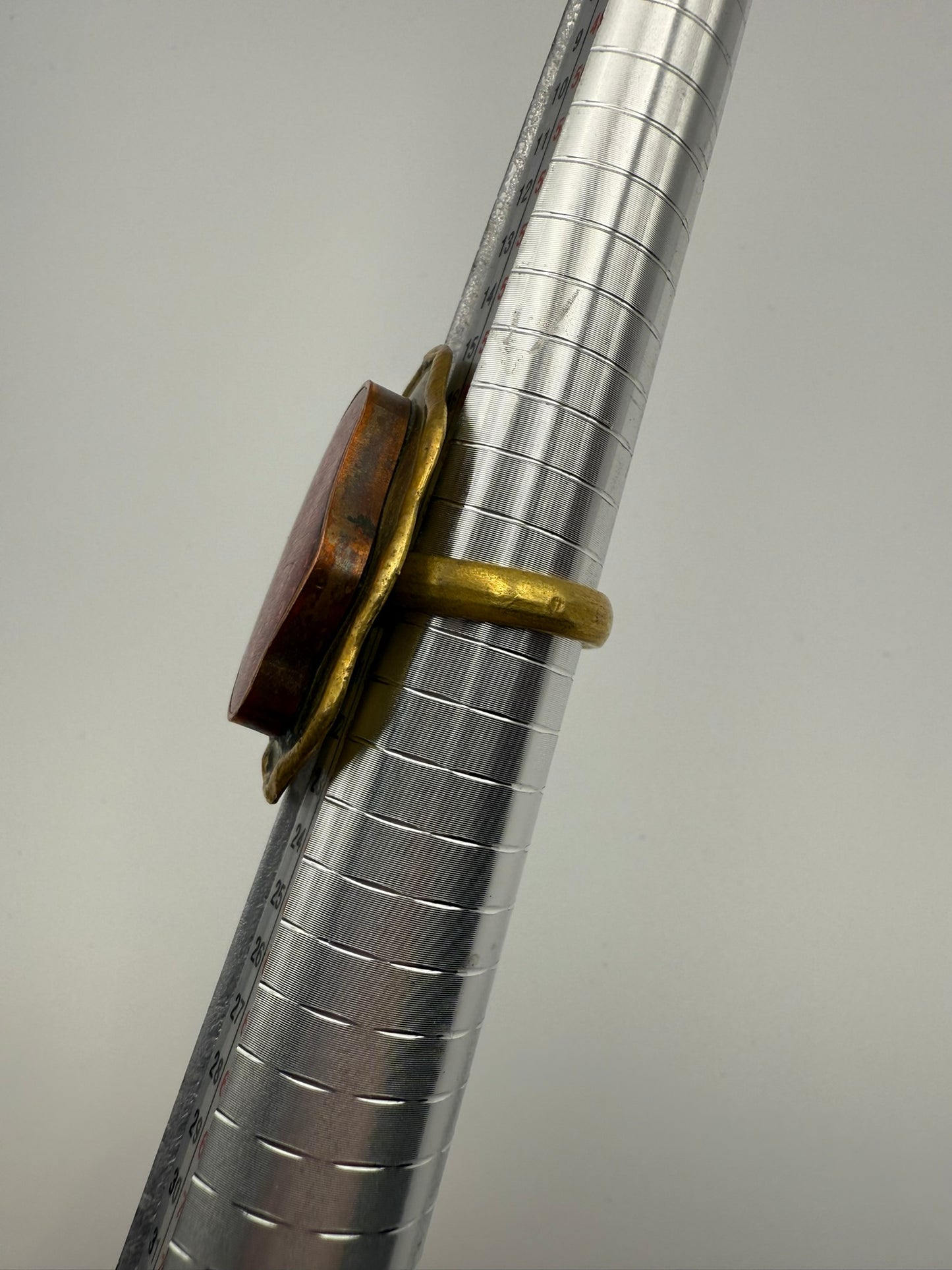 Vintage Molten Ember Statement Ring 8.5-9 ADJ