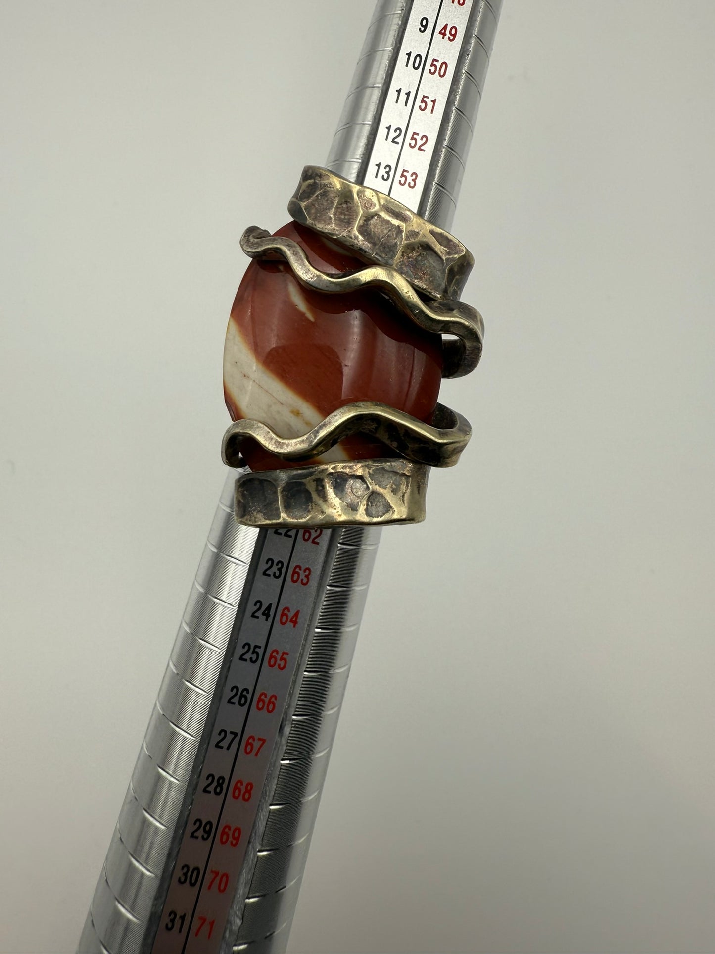 Vintage One of a Kind Desert Current Jasper Ring 9