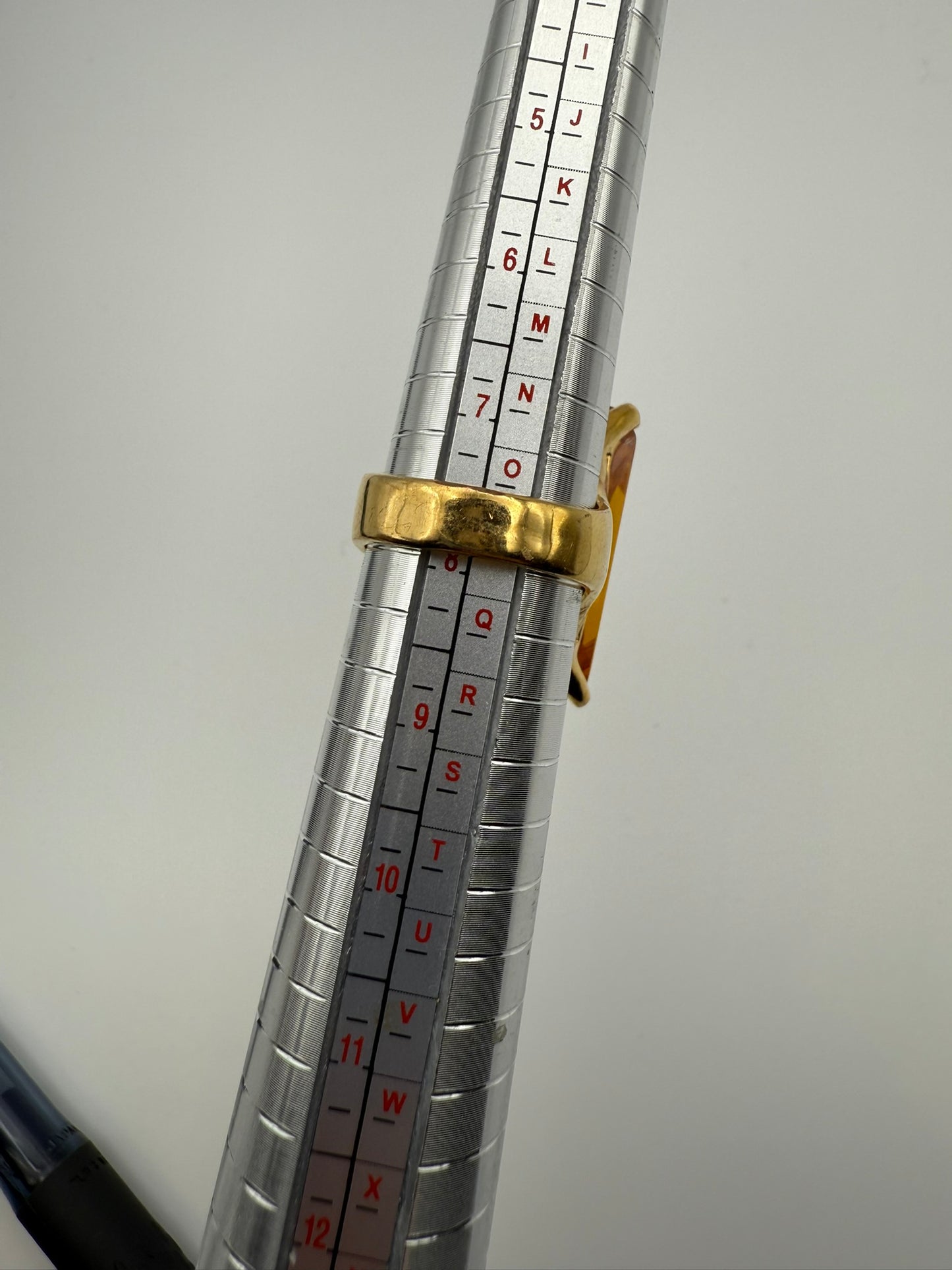 Vintage Golden Hour Citrine Emerald-Cut Statement Ring 8