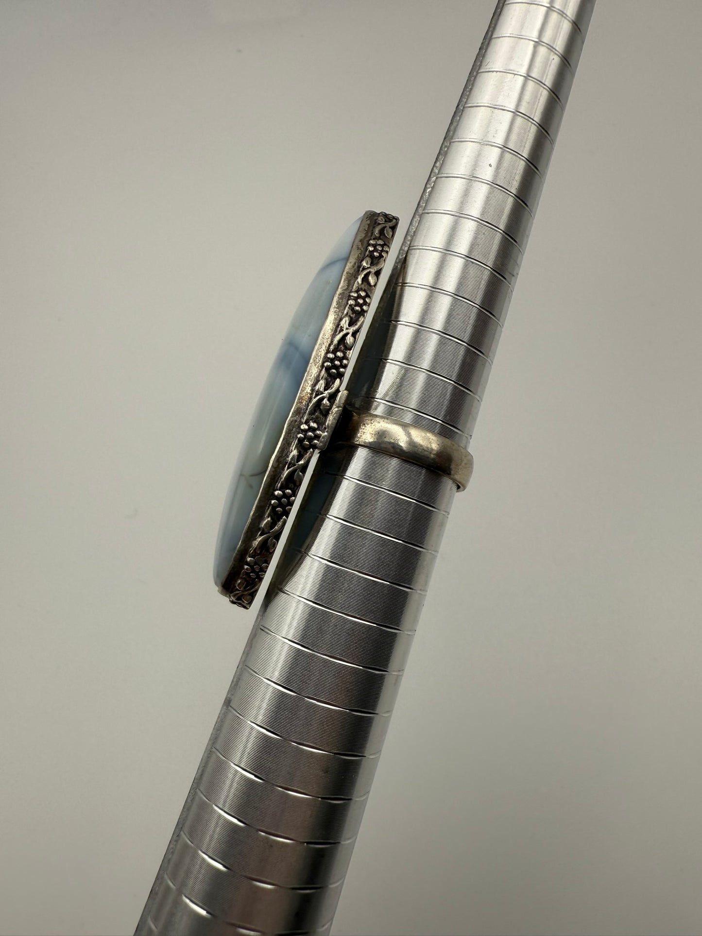 Vintage Silver Horizon Statement Ring 7.5