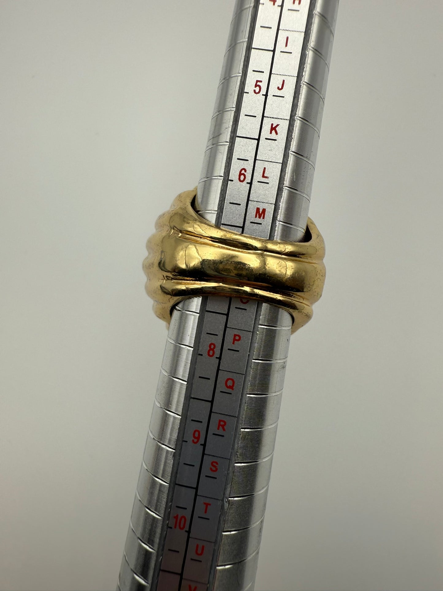 Vintage Golden Honey Cabochon Ring 7.25