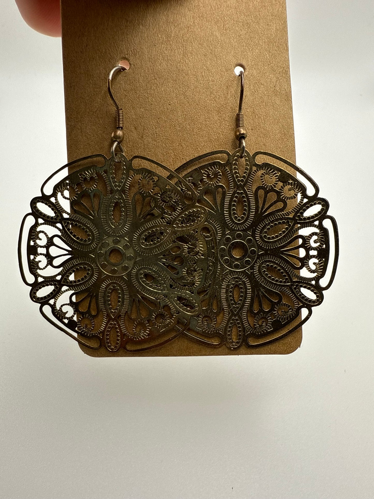 Vintage Lace Filigree Earrings