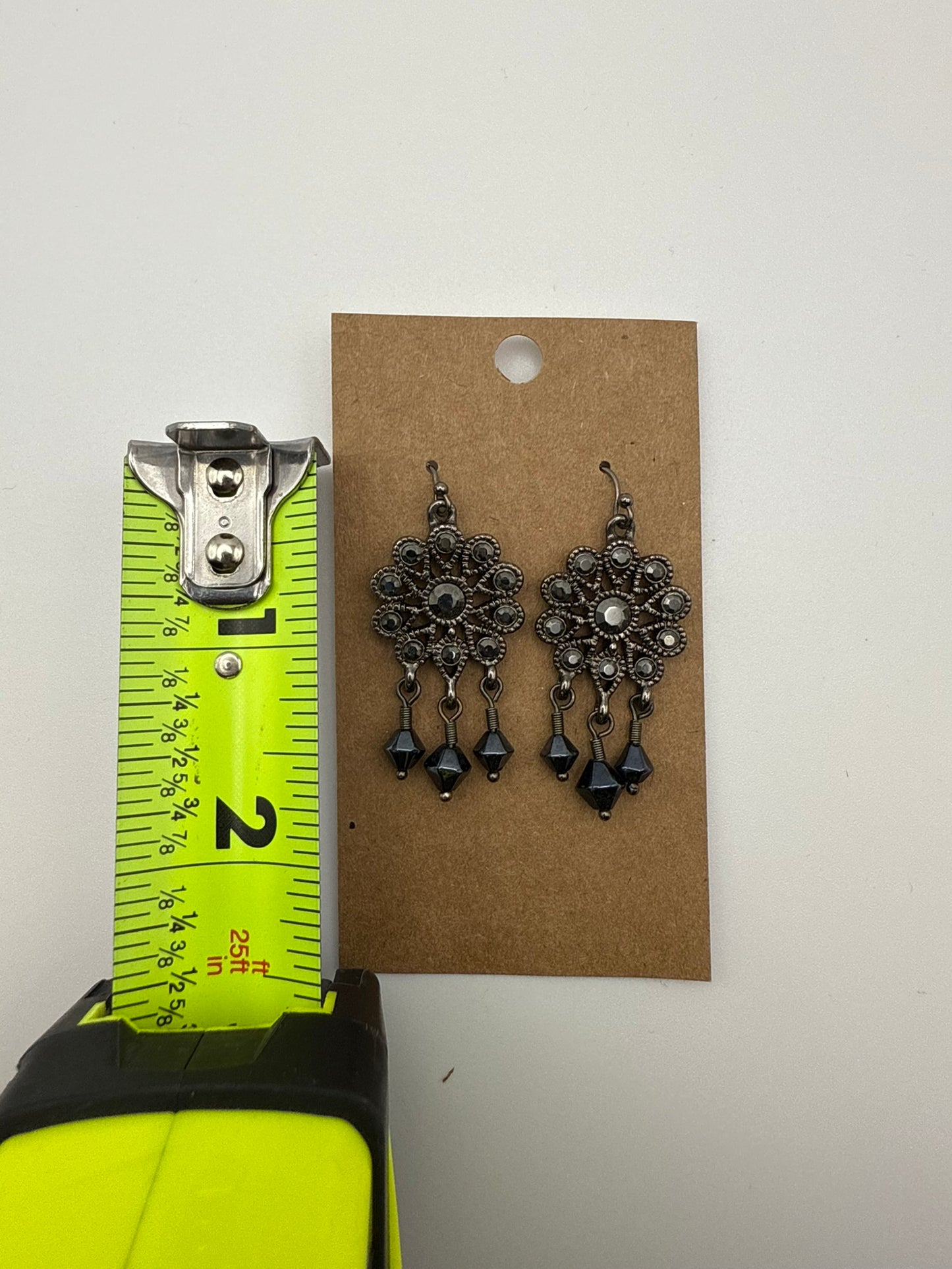 Vintage Midnight Relic Chandelier Earrings