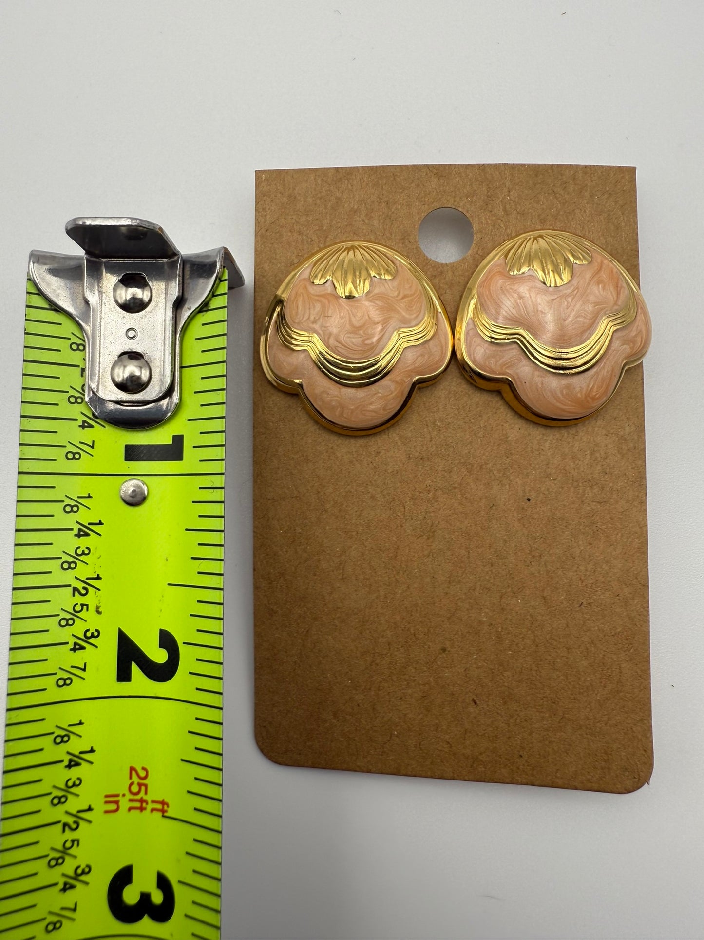 Vintage Champagne Wave Studs