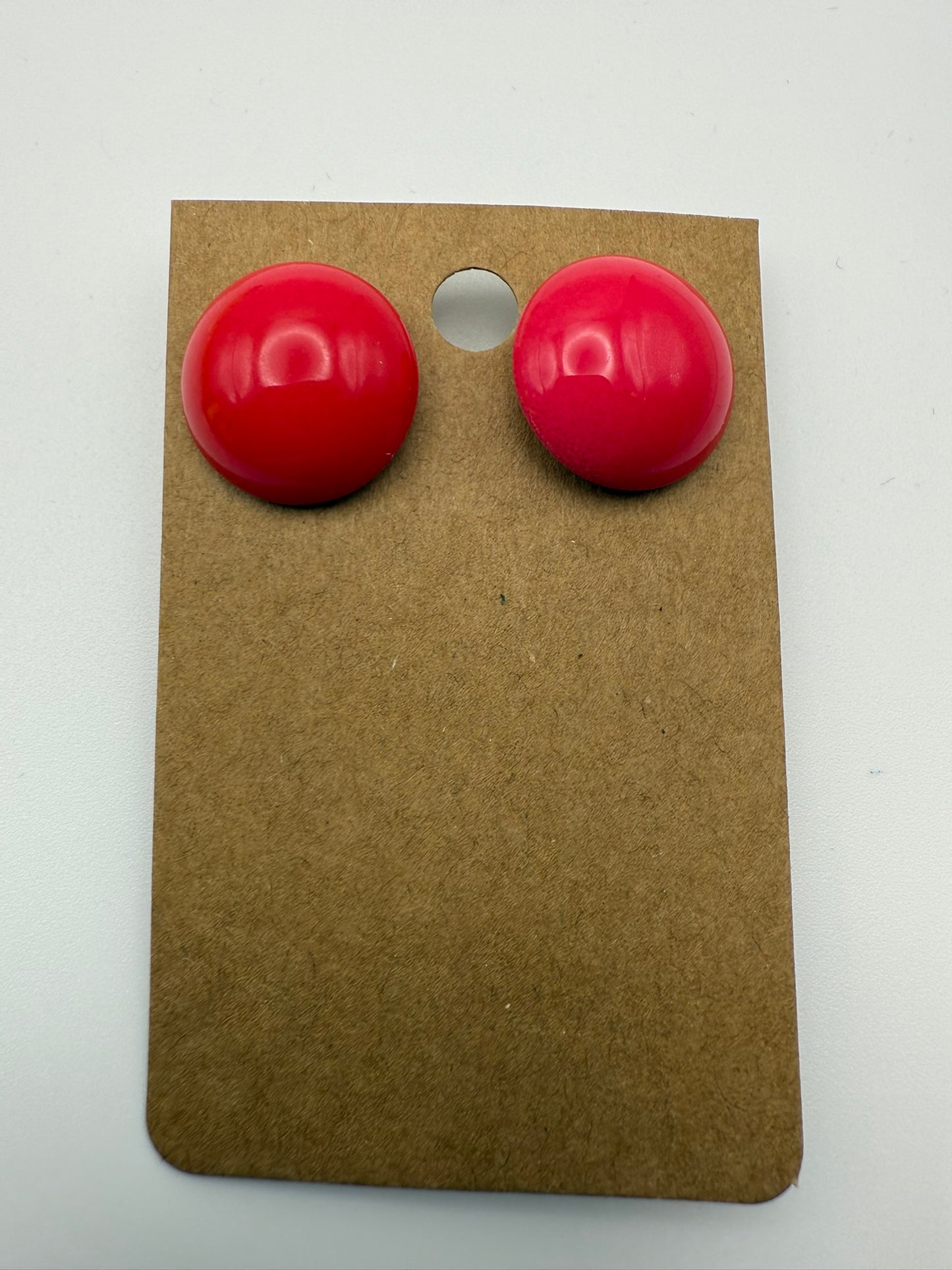 Vintage Pink Gumball Earrings