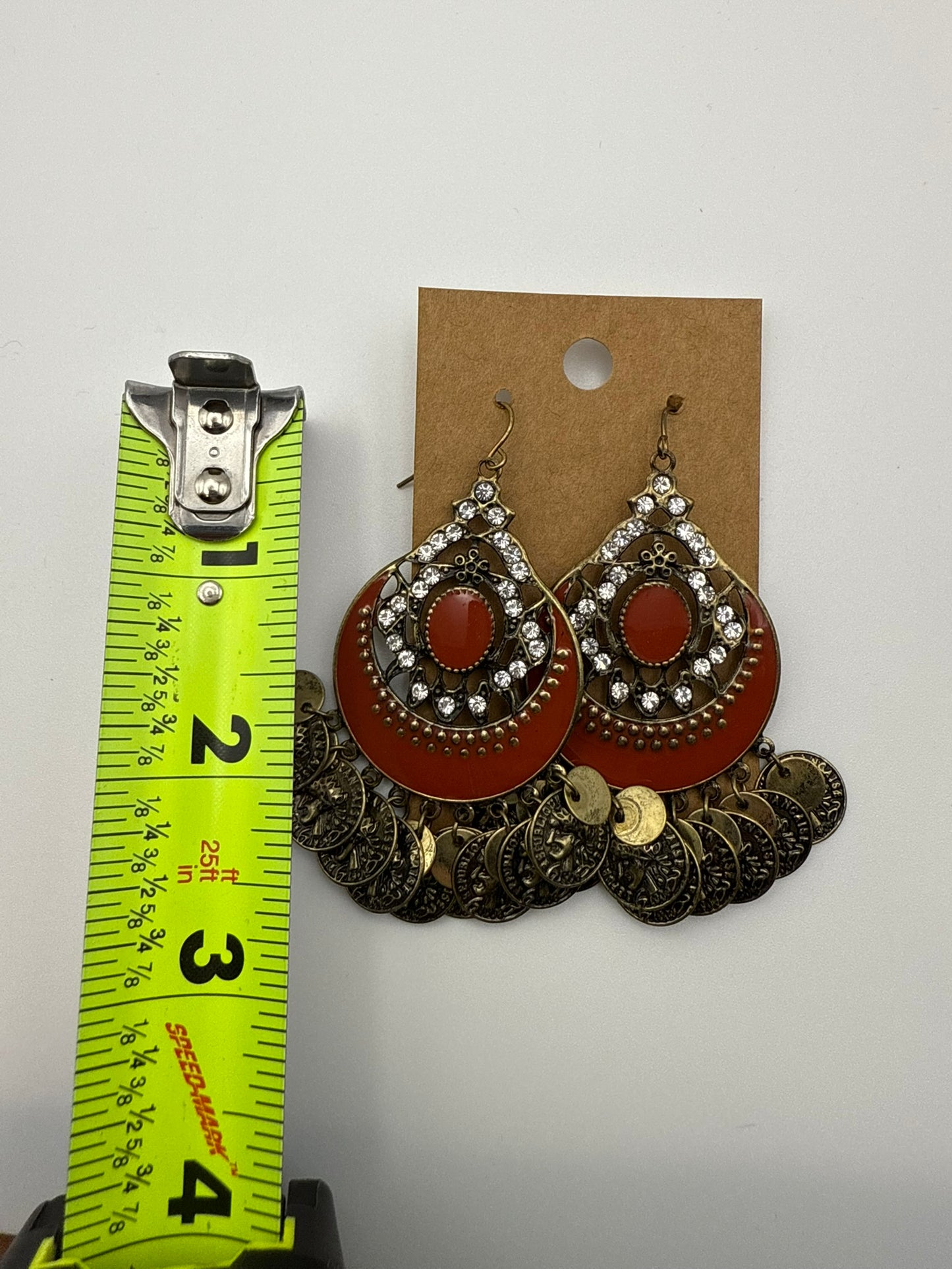 Vintage Desert Coin Empress Earrings