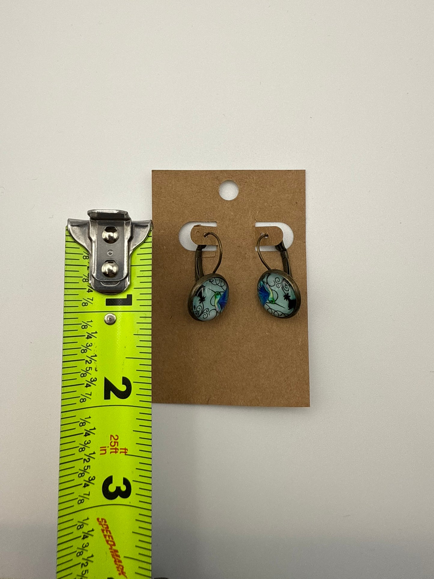 Vintage Hummingbird Whimsy Earrings