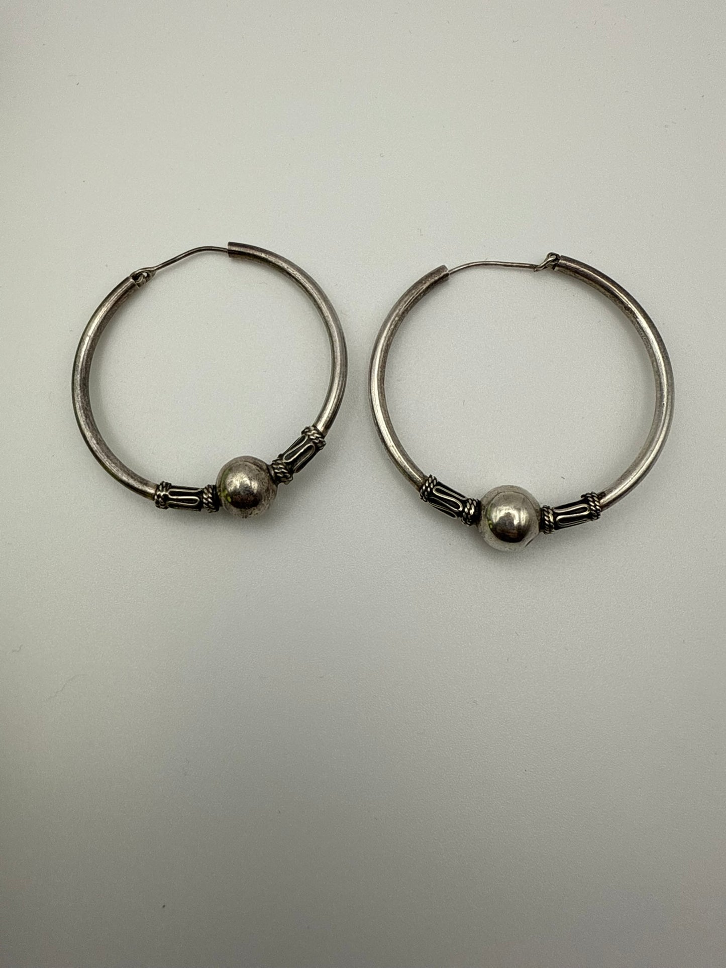 Vintage Silver Soul Hoops