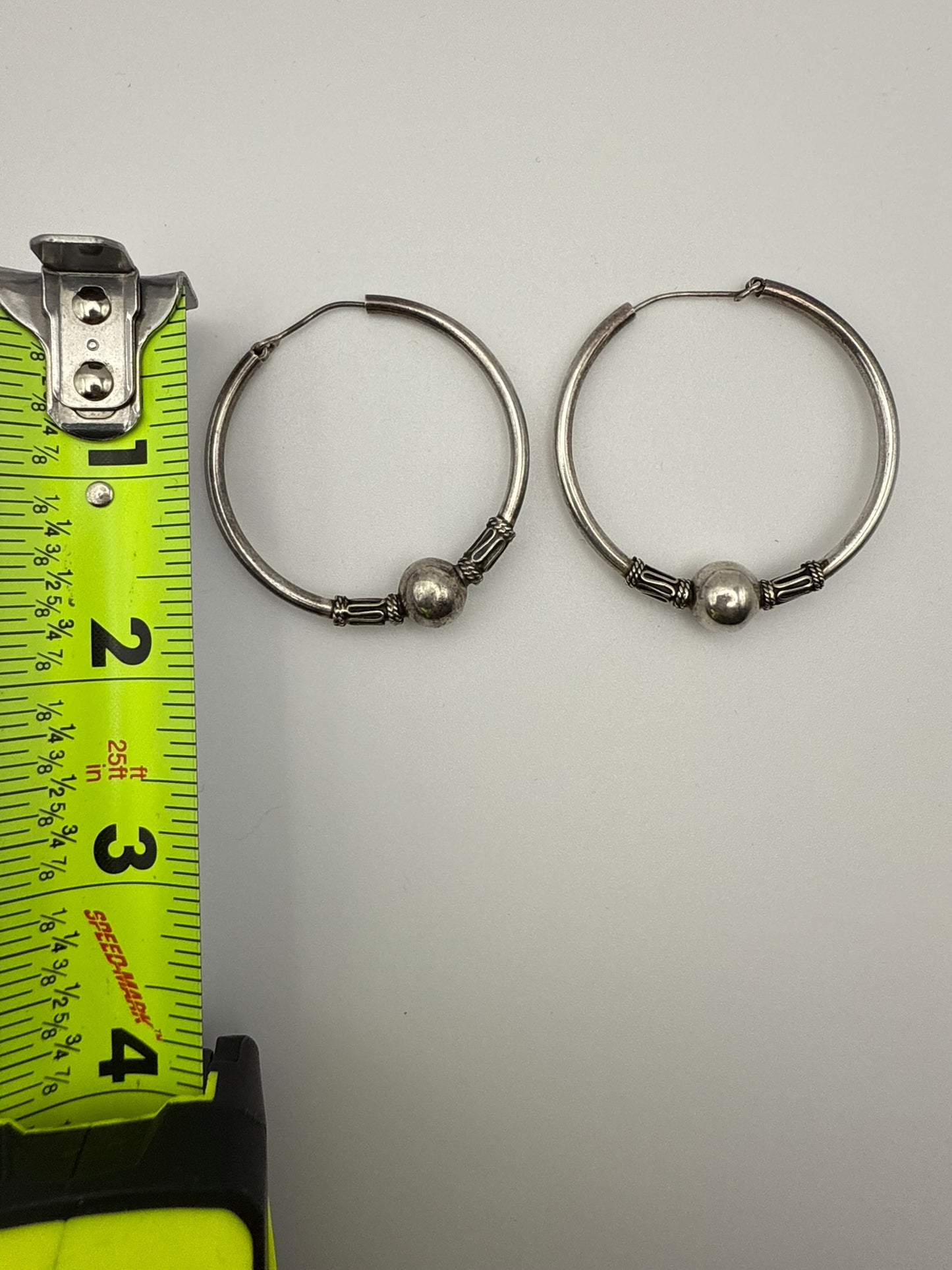 Vintage Silver Soul Hoops