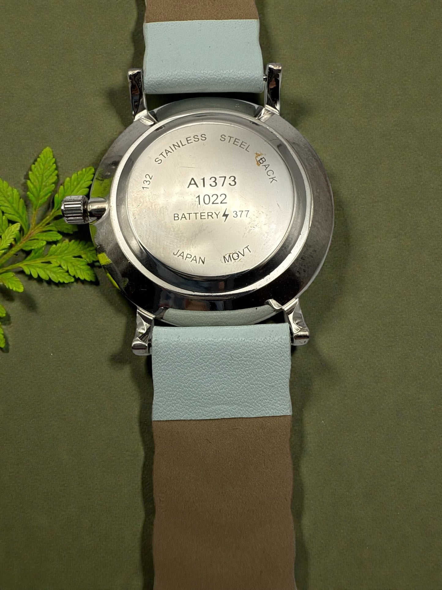 Vintage Mint Blue Watch 6-8"