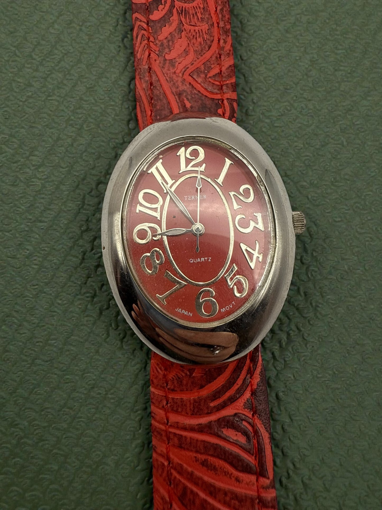 Vintage Red Bijoux Terner Watch 6.5-8"