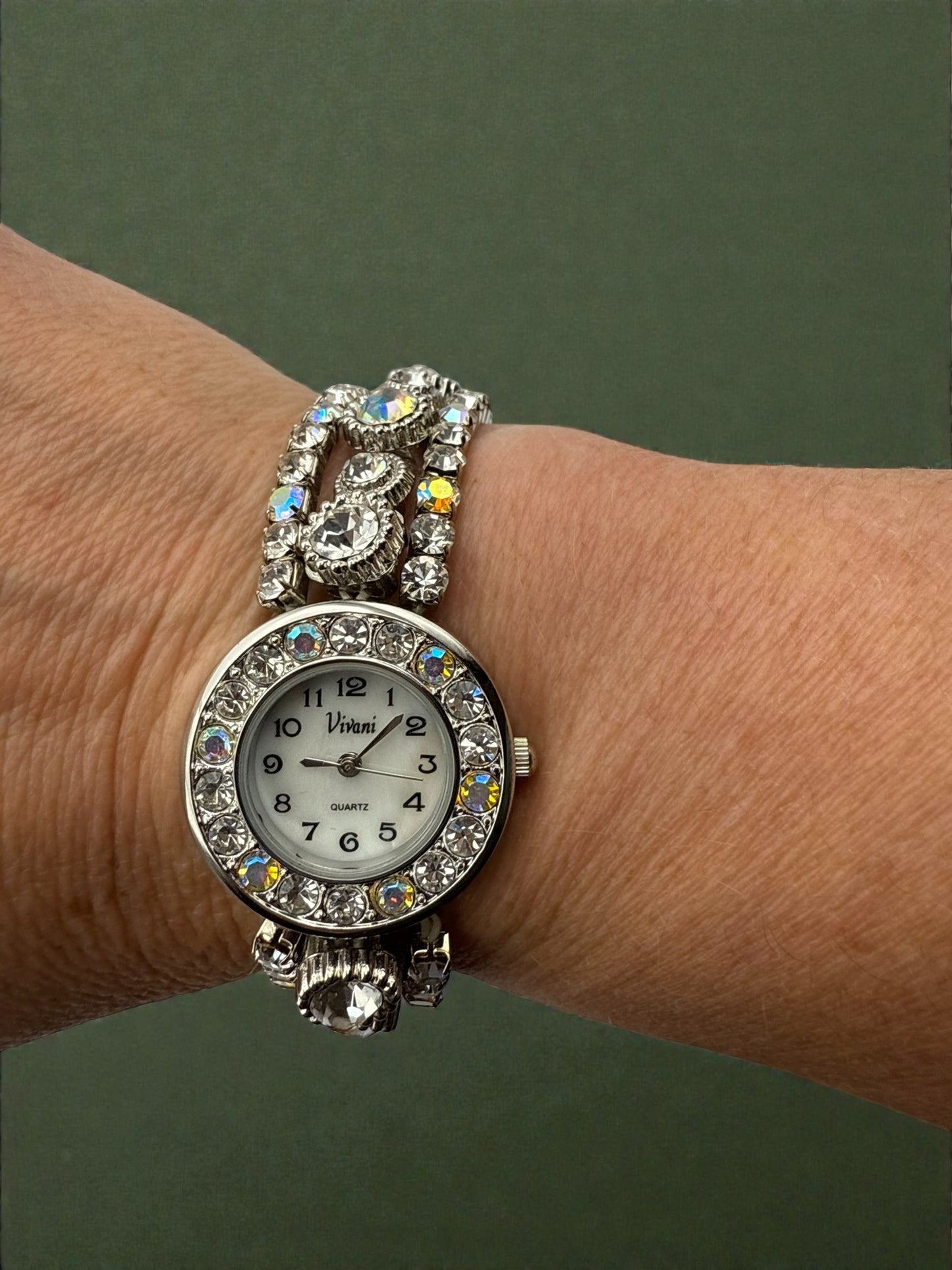 Vintage Vivani Spark Wrap Watch Bracelet 6-6.5"