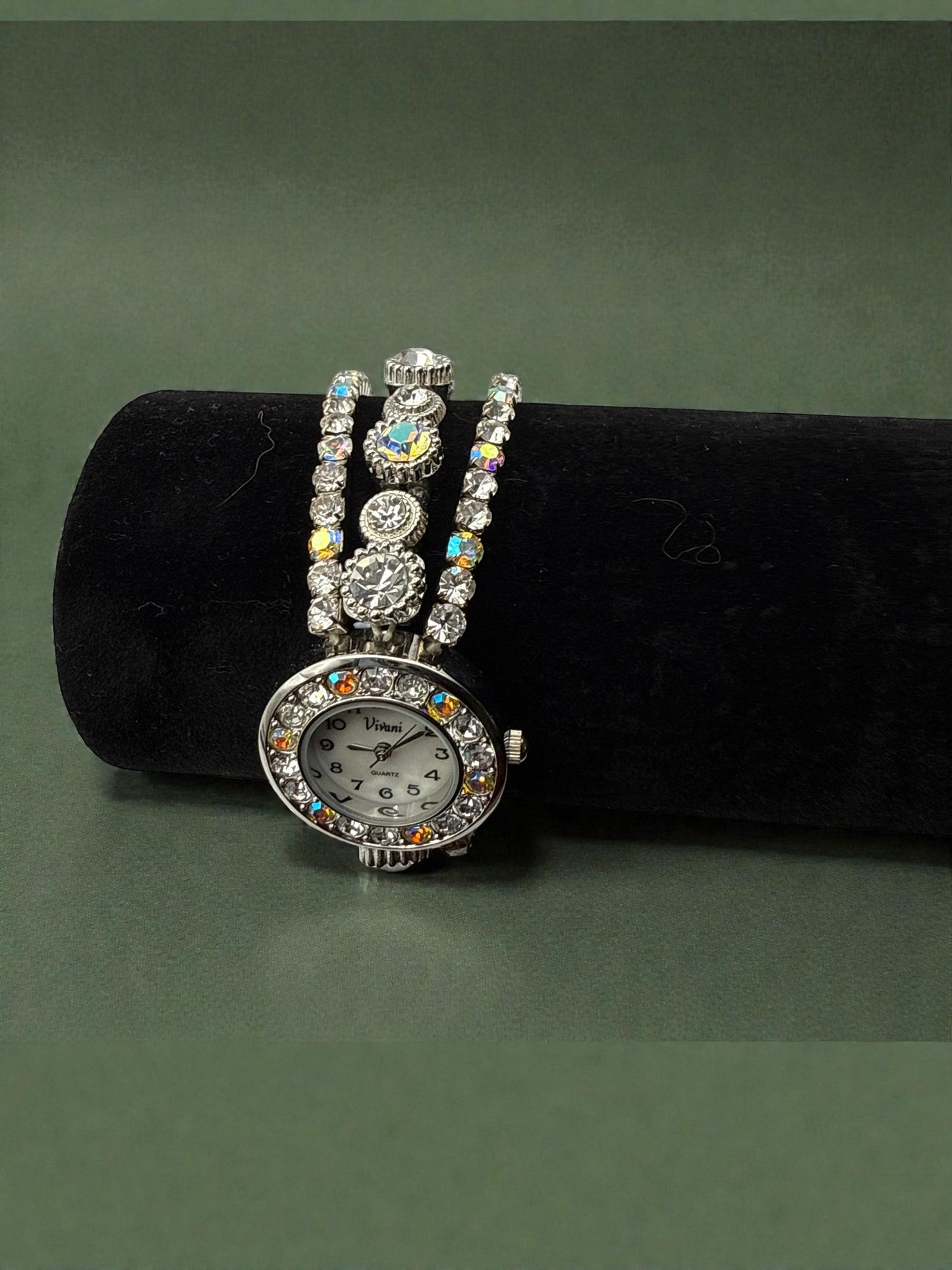 Vintage Vivani Spark Wrap Watch Bracelet 6-6.5"