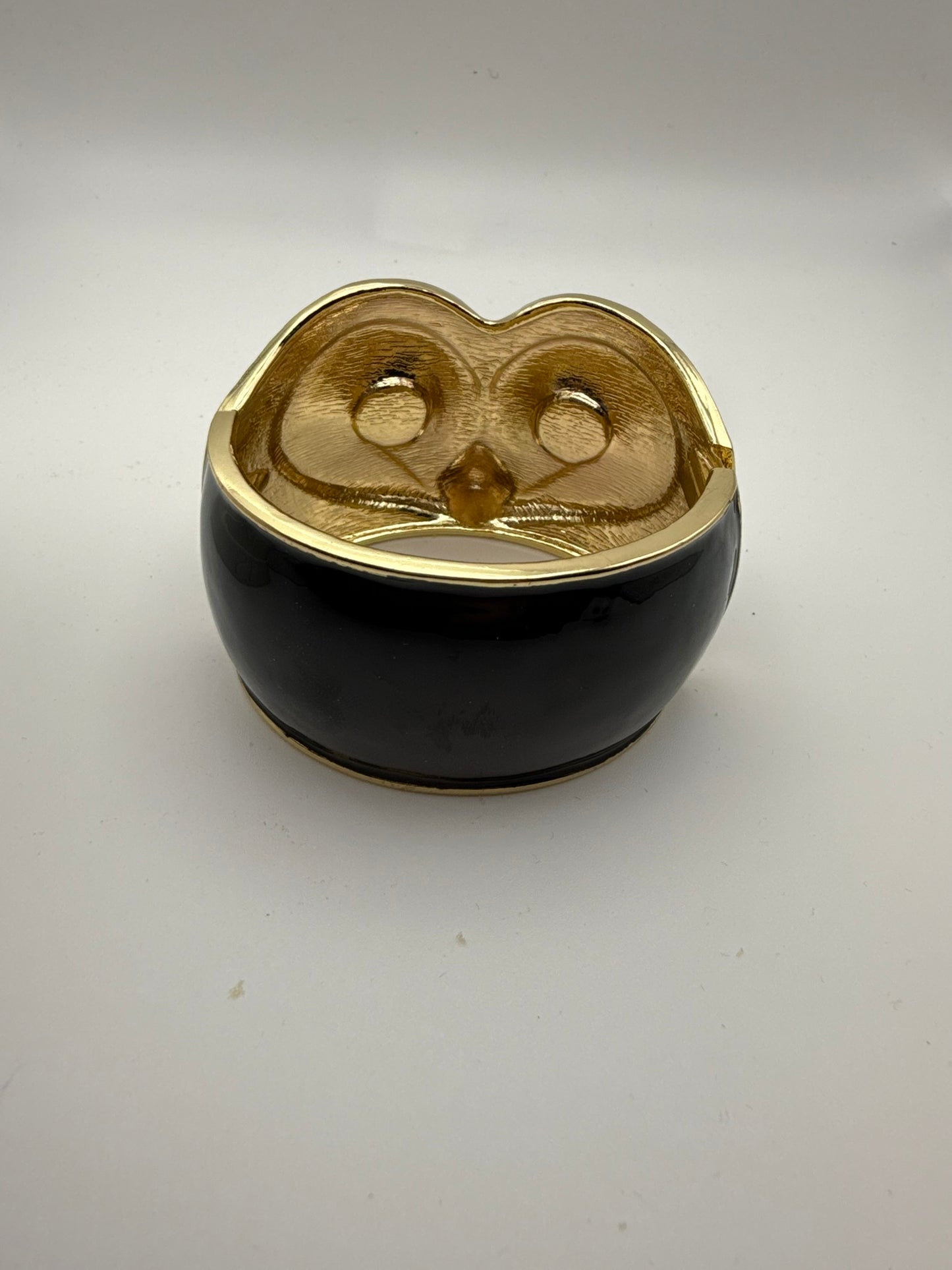 Vintage Nocturne Owl Cuff 6.5"