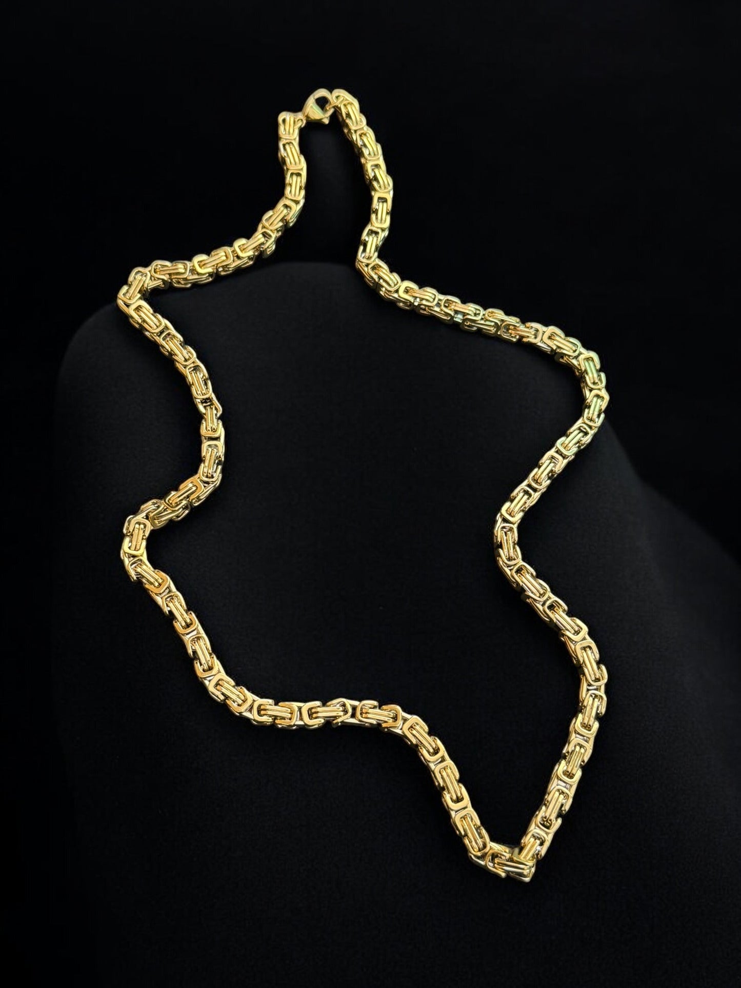 Vintage Bold Intent Gold Chain Necklace 23"