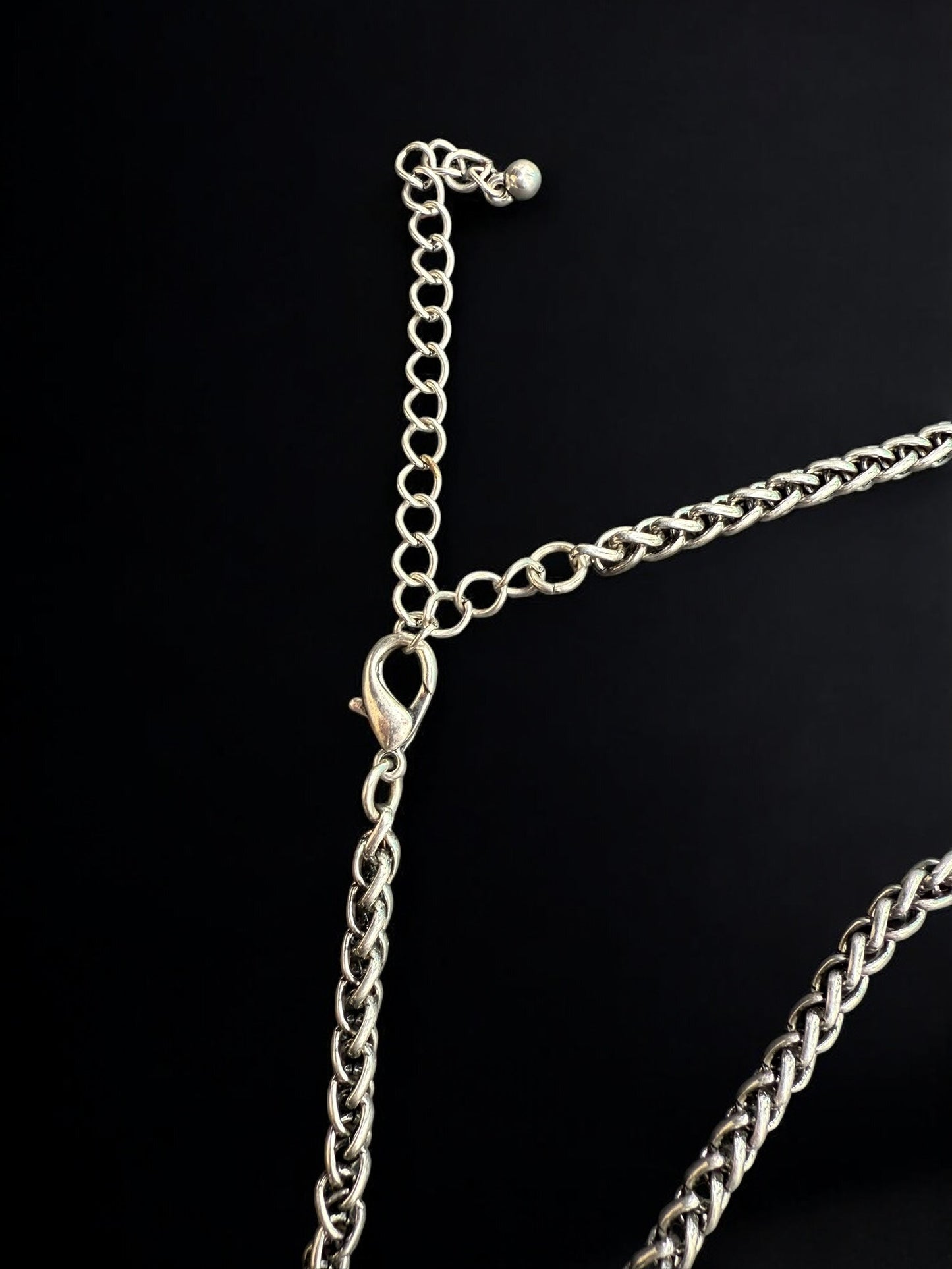 Vintage Midnight Alchemy Pendant Necklace 17-20"