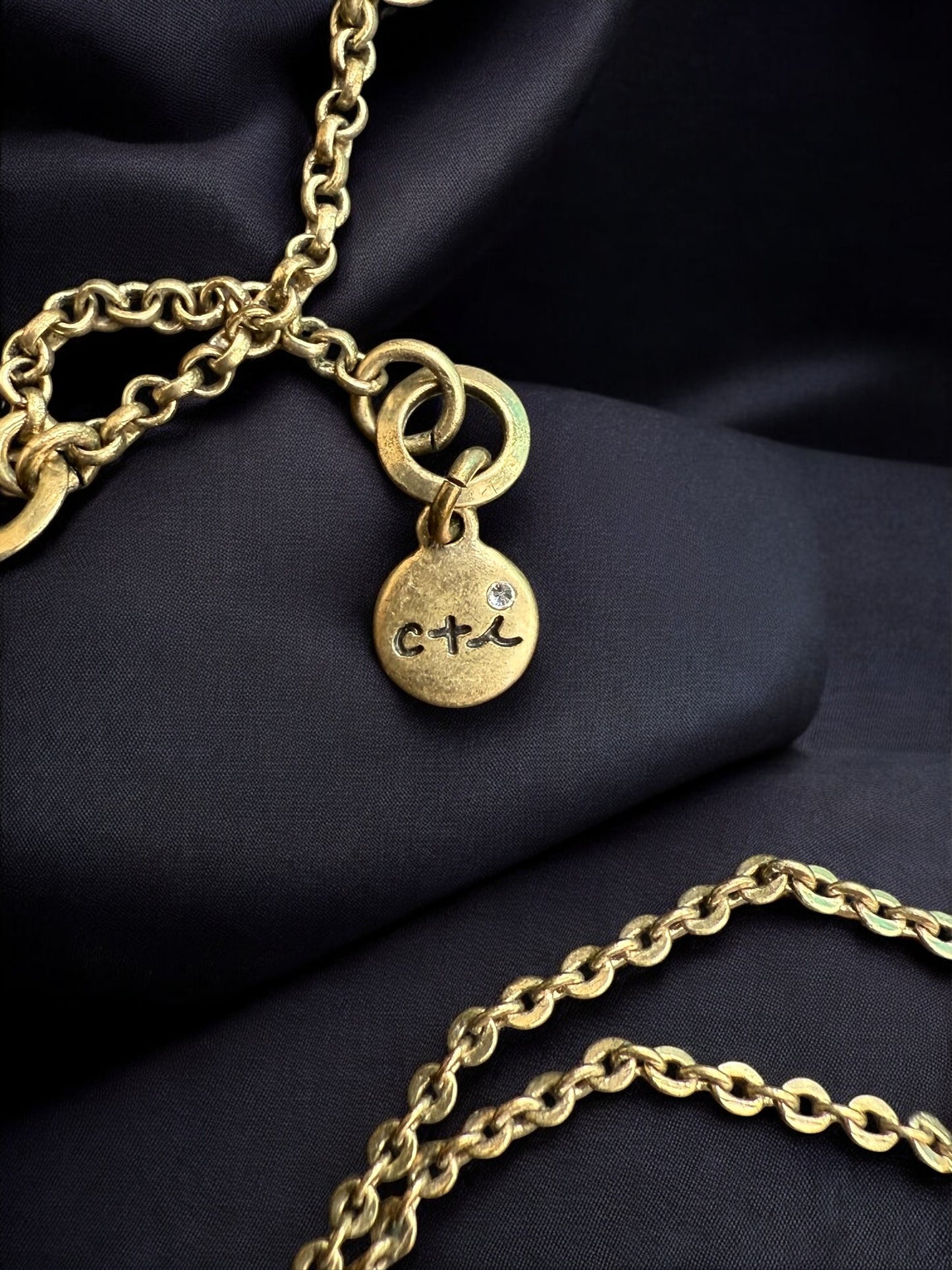 Vintage Chloe & Isabel Golden Bloom Layered Necklace 15-18"